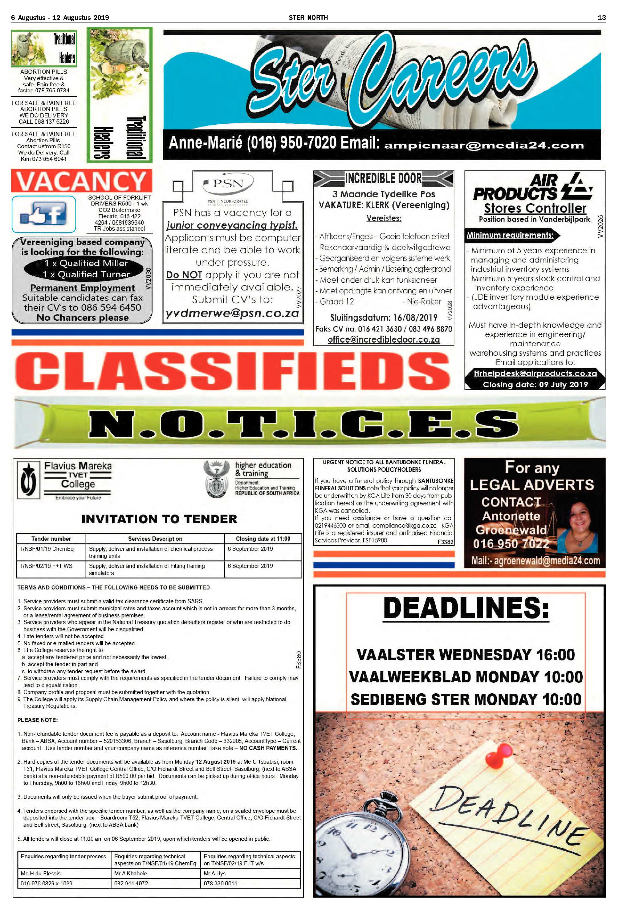 Ster North 6 – 12 Augustus 2019 page 13