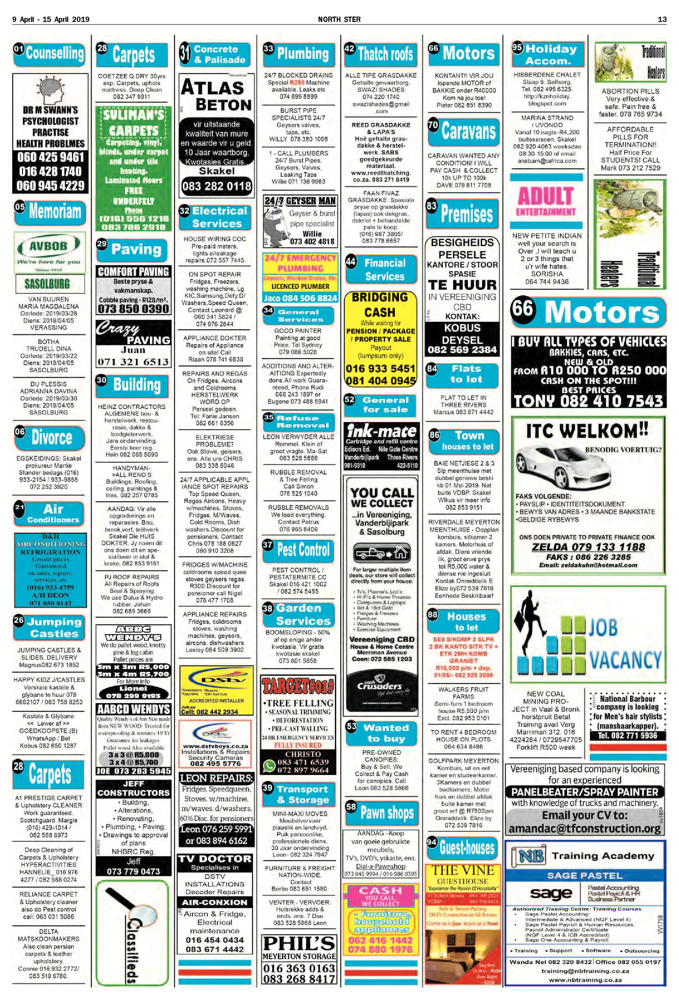 Ster North 9 – 15 April 2019 page 13