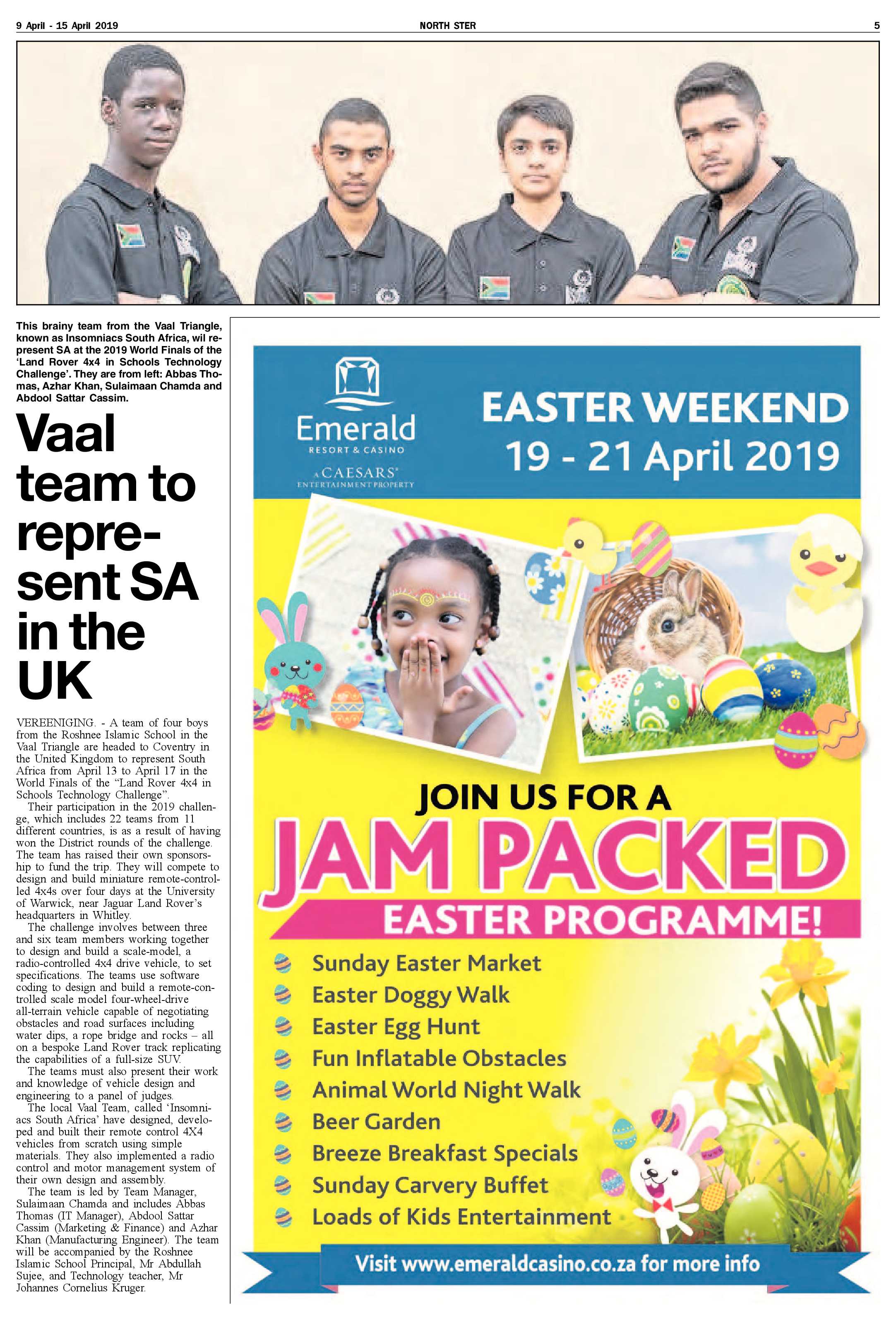 Ster North 9 – 15 April 2019 page 5