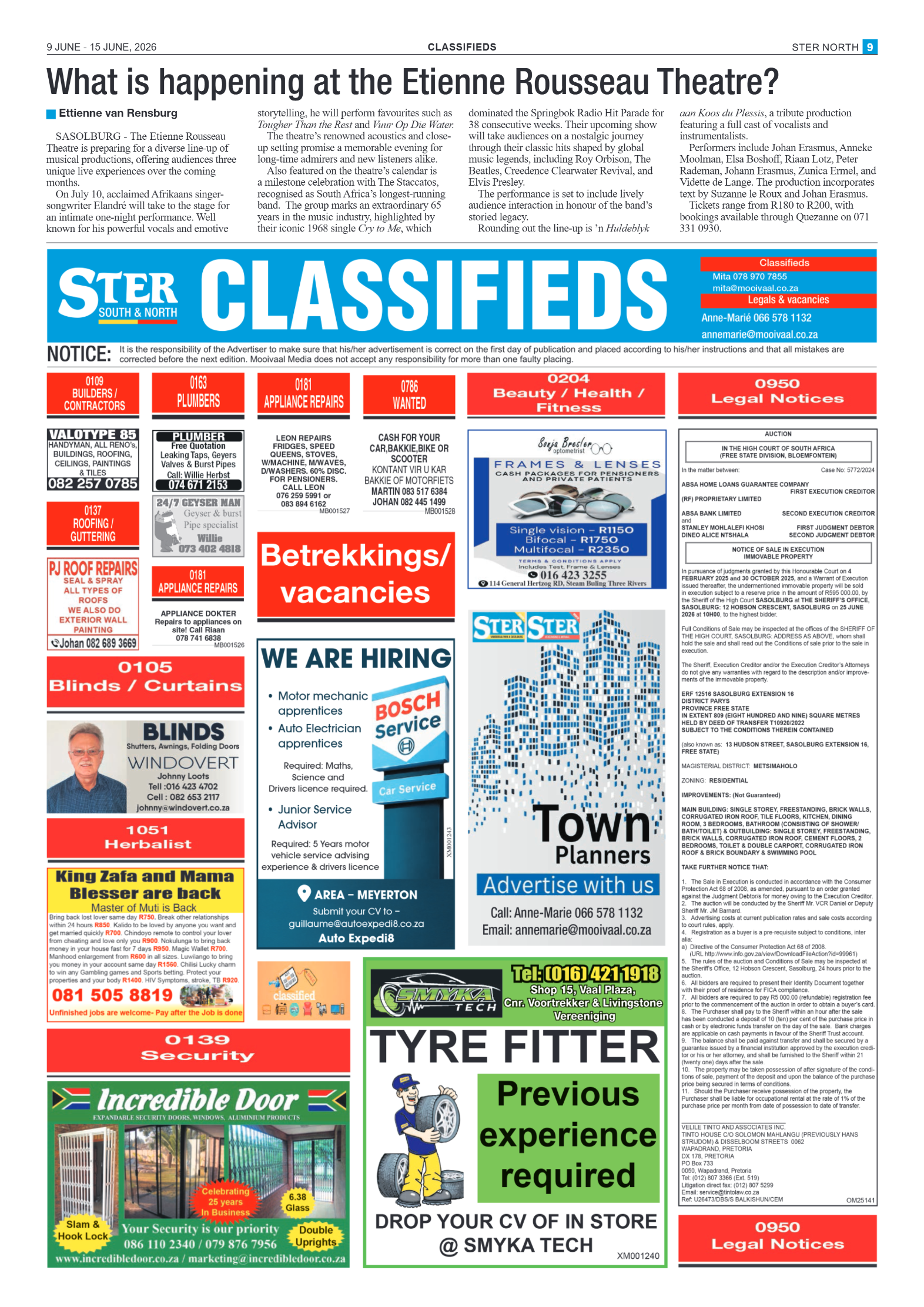 Ster North – 9 June 2026 page 9