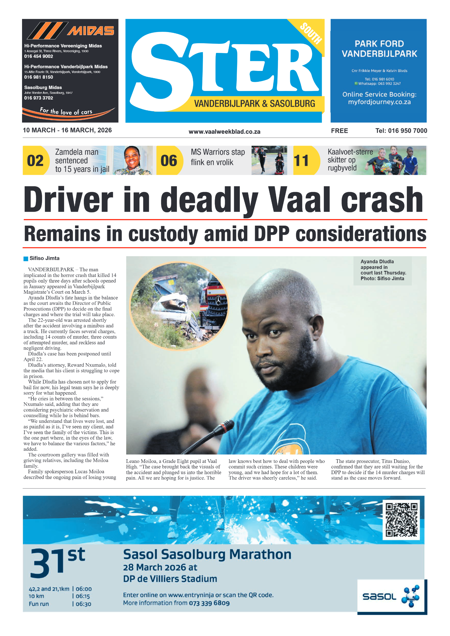 Ster South – 10 March page 1