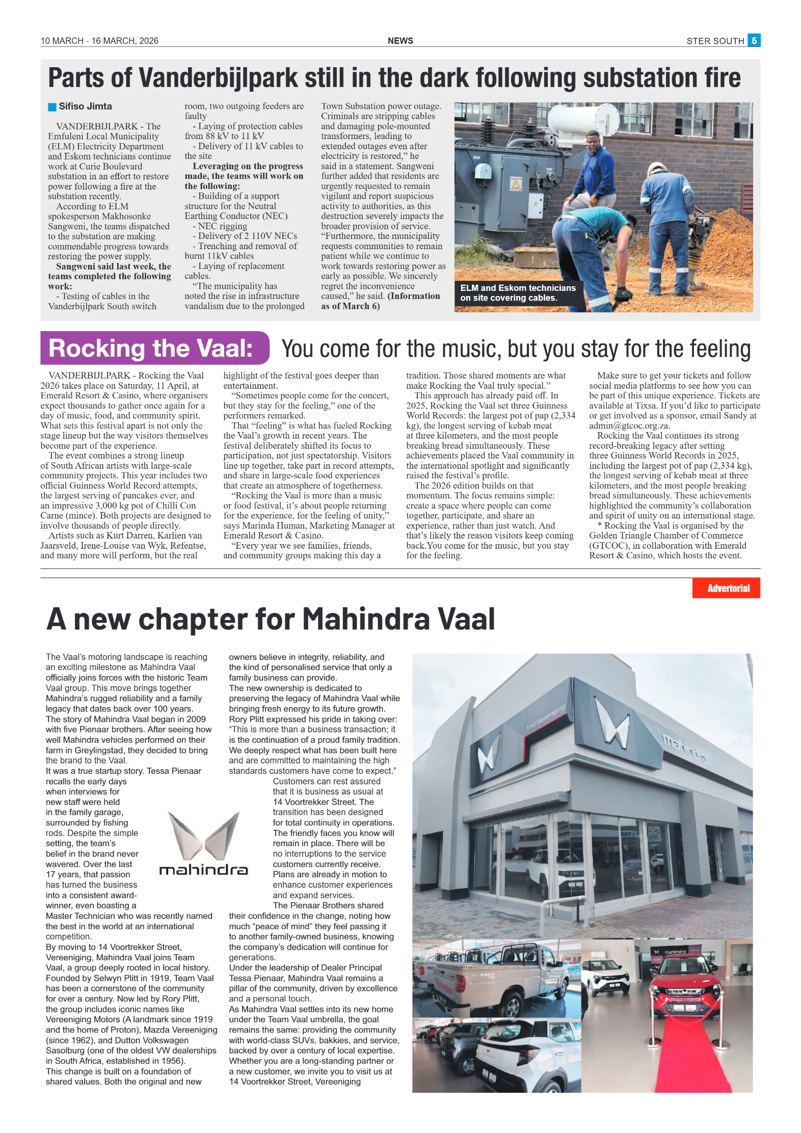 Ster South – 10 March page 5