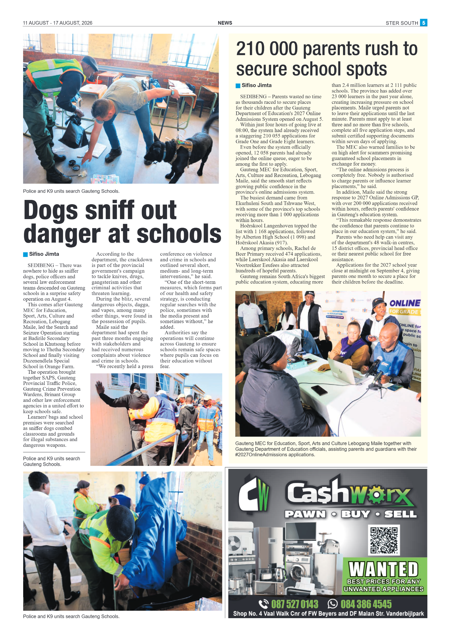 Ster South – 11 August 2026 page 5