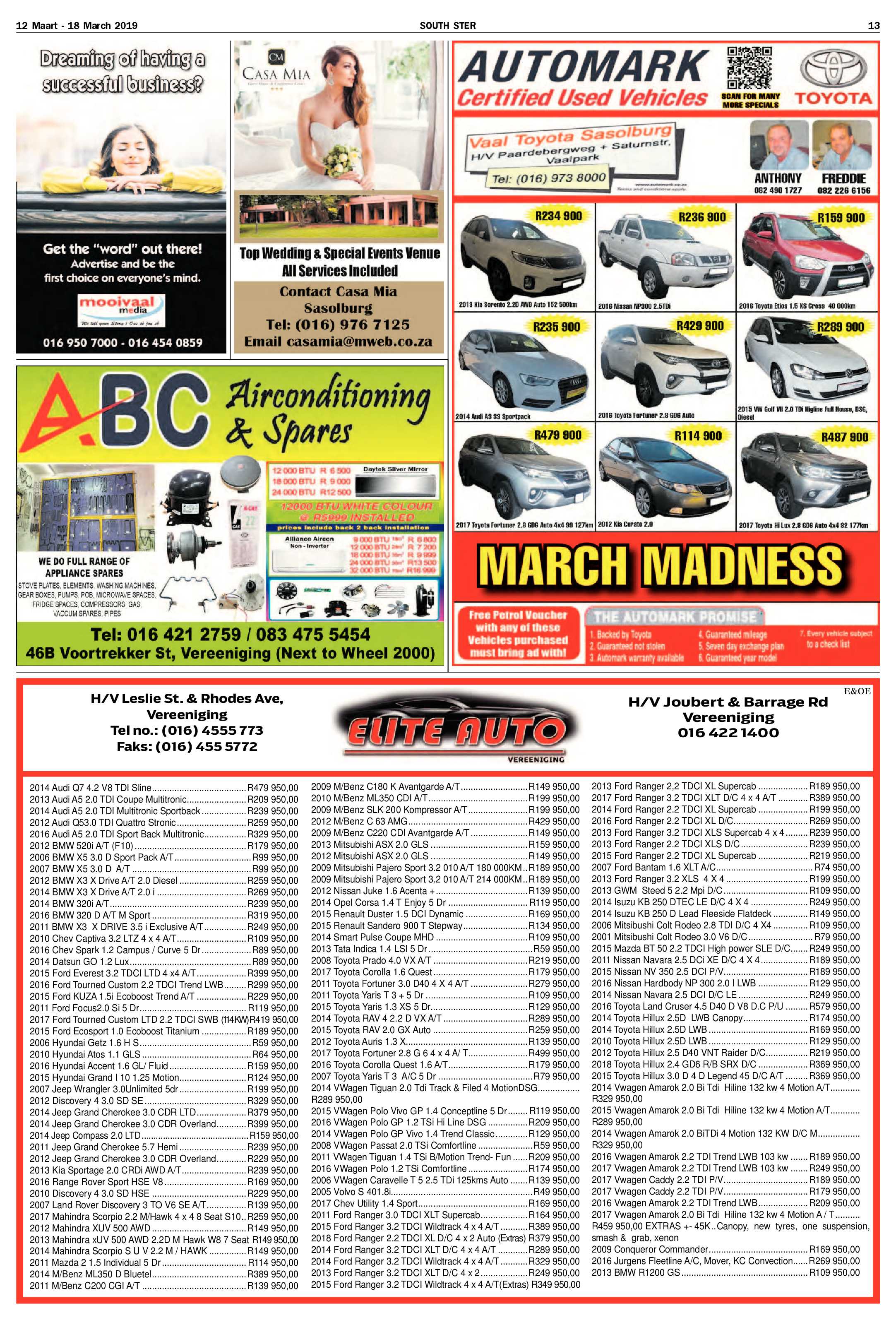 Ster South 12 – 18 Maart 2019 page 13