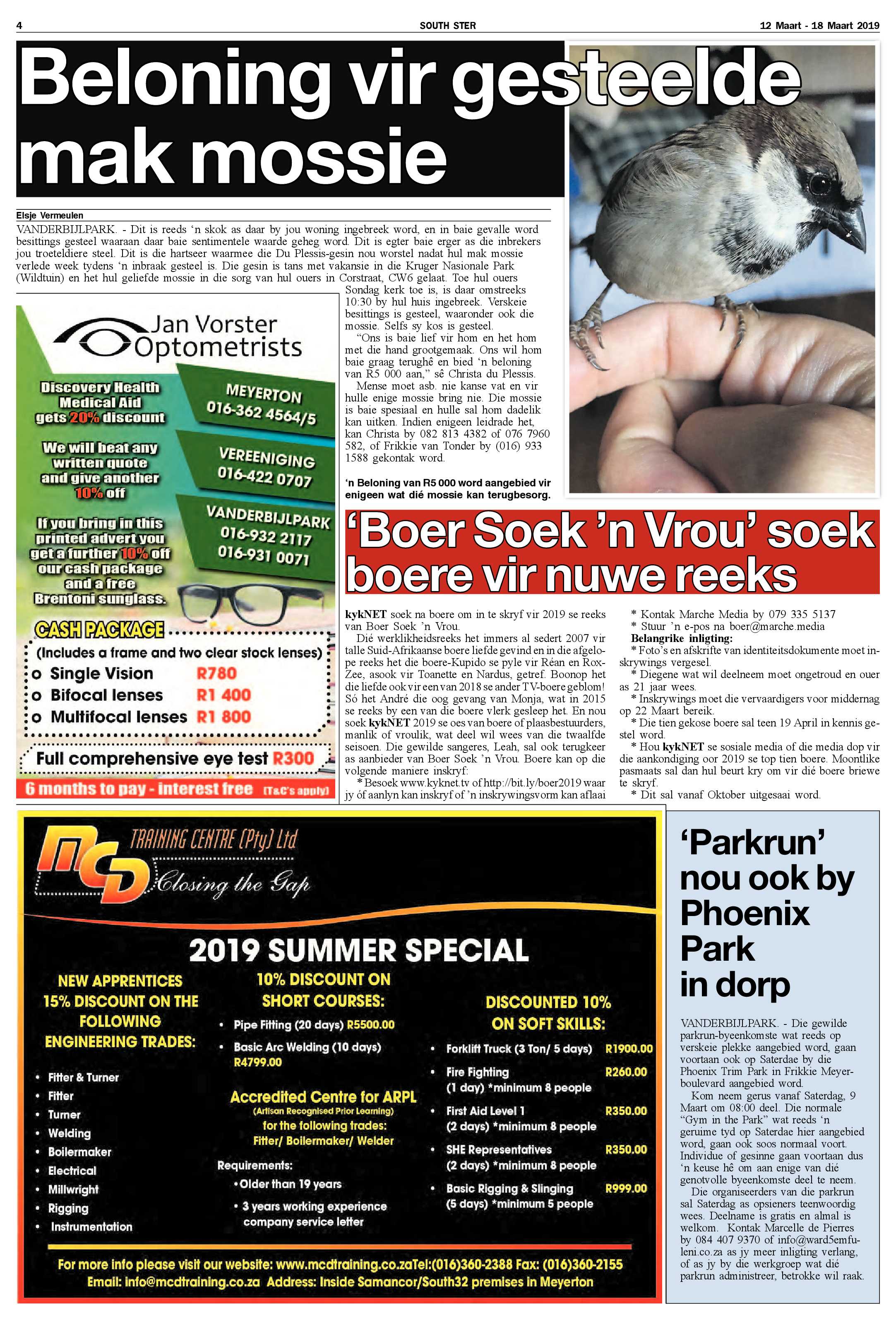 Ster South 12 – 18 Maart 2019 page 4