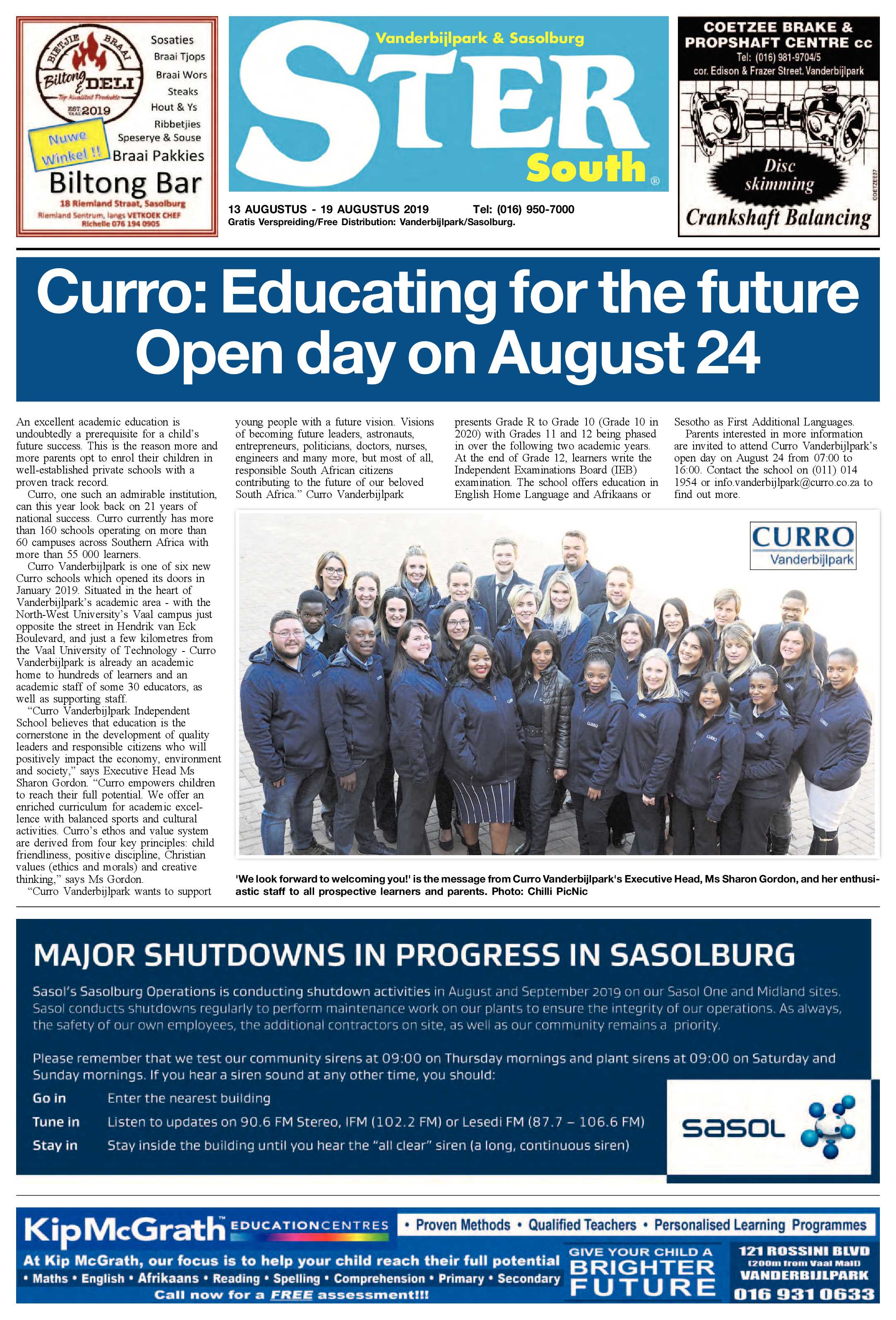 Ster South 13 – 19 Augustus 2019 page 1