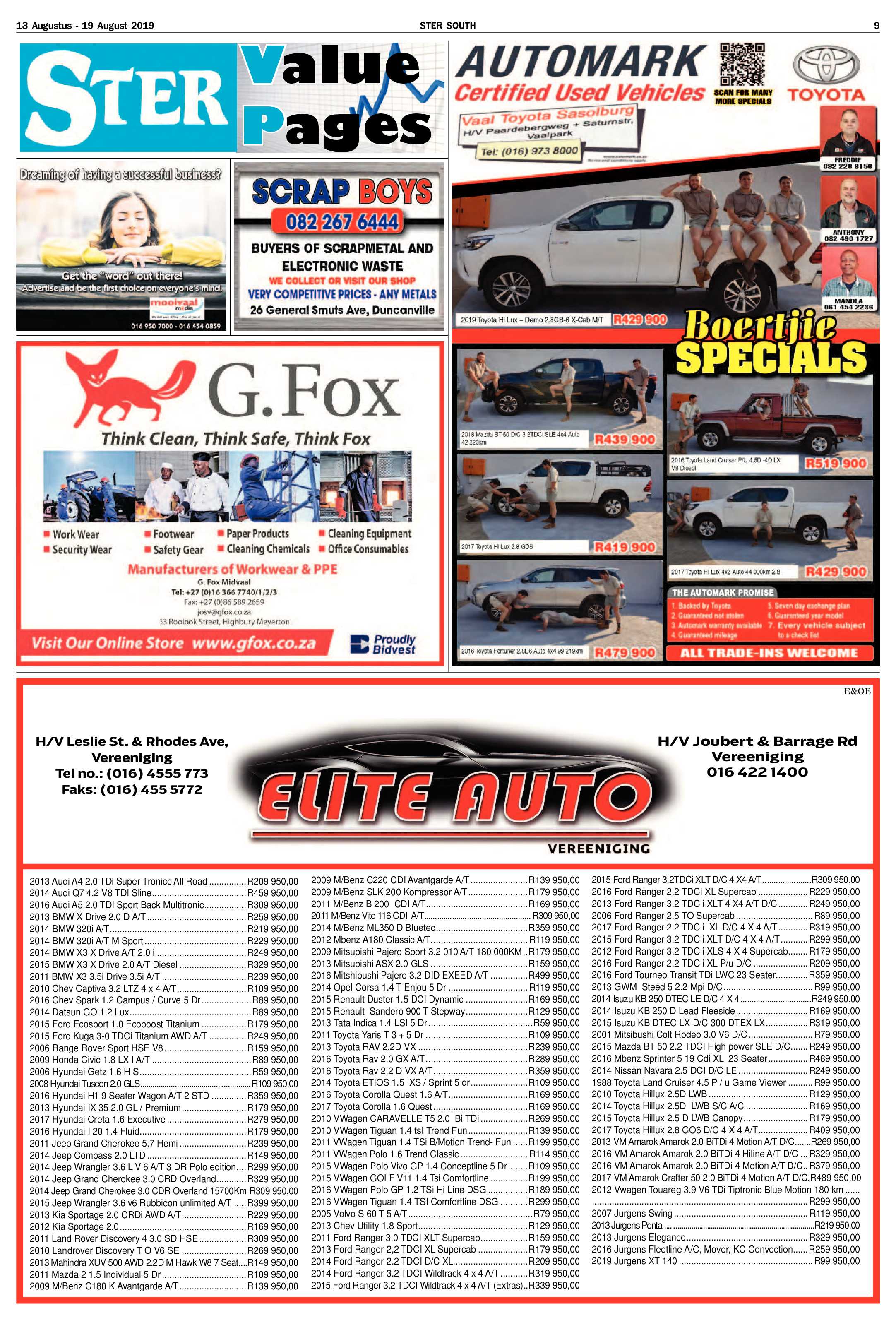 Ster South 13 – 19 Augustus 2019 page 9