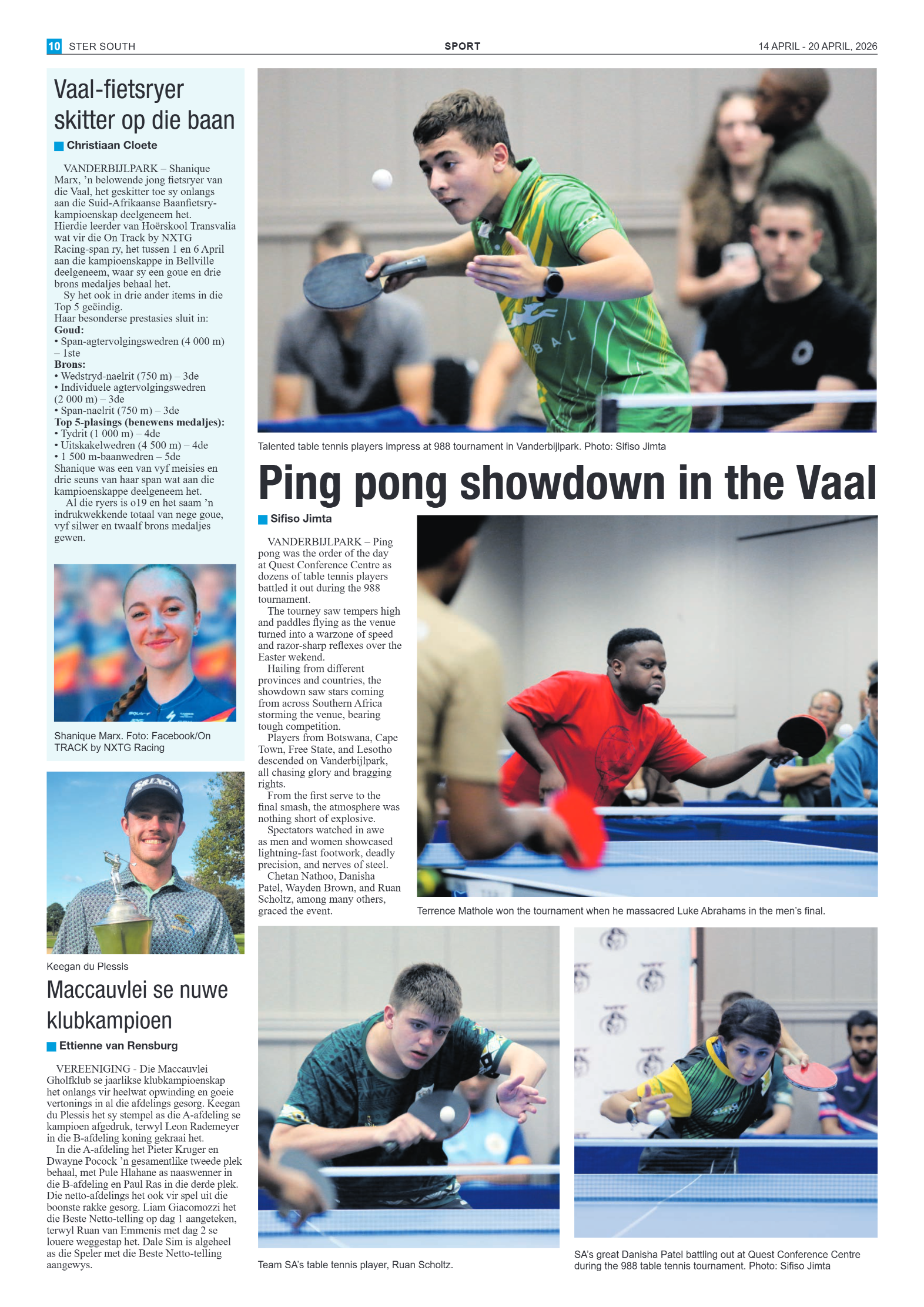 Ster South – 14 April page 10