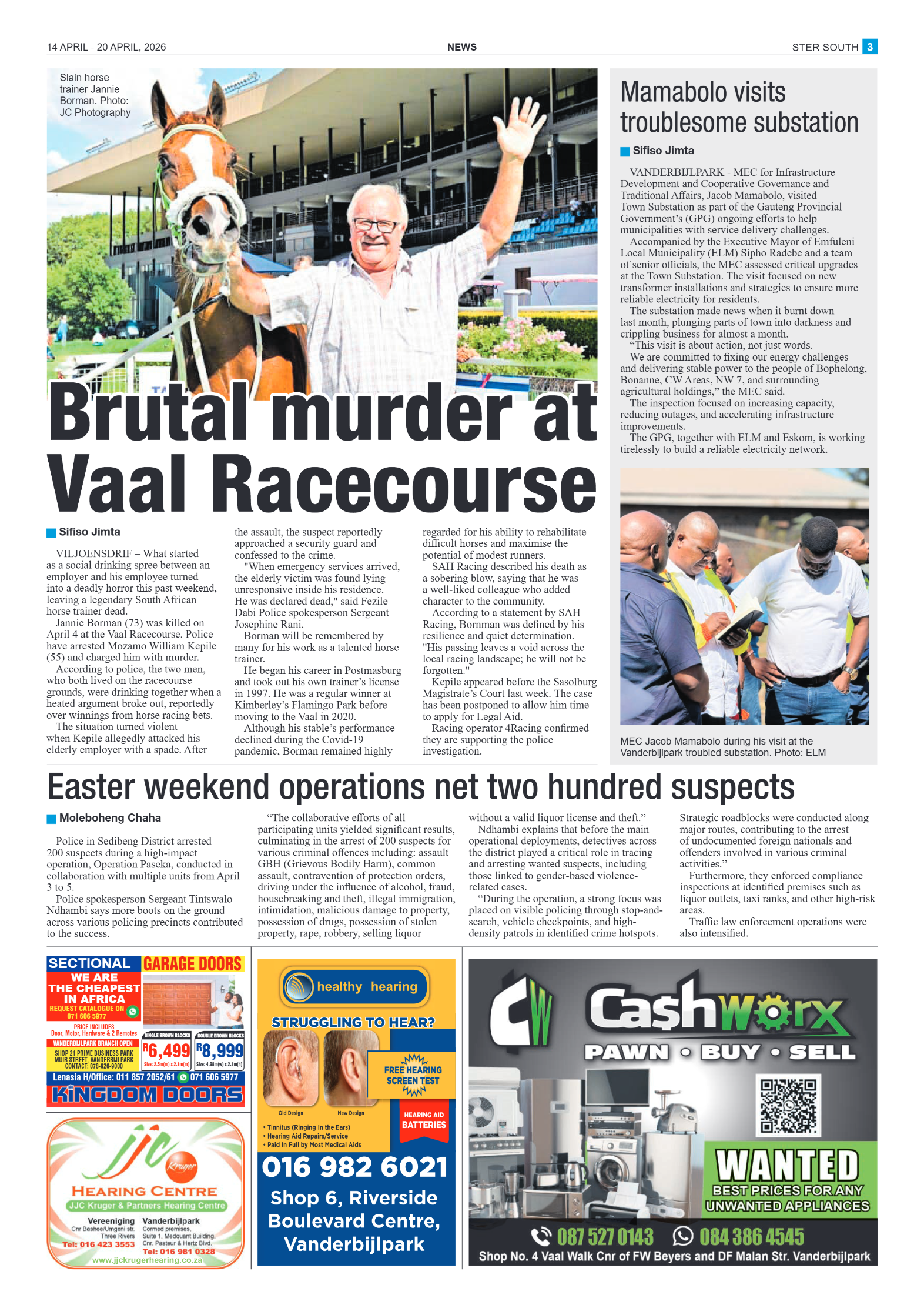 Ster South – 14 April page 3