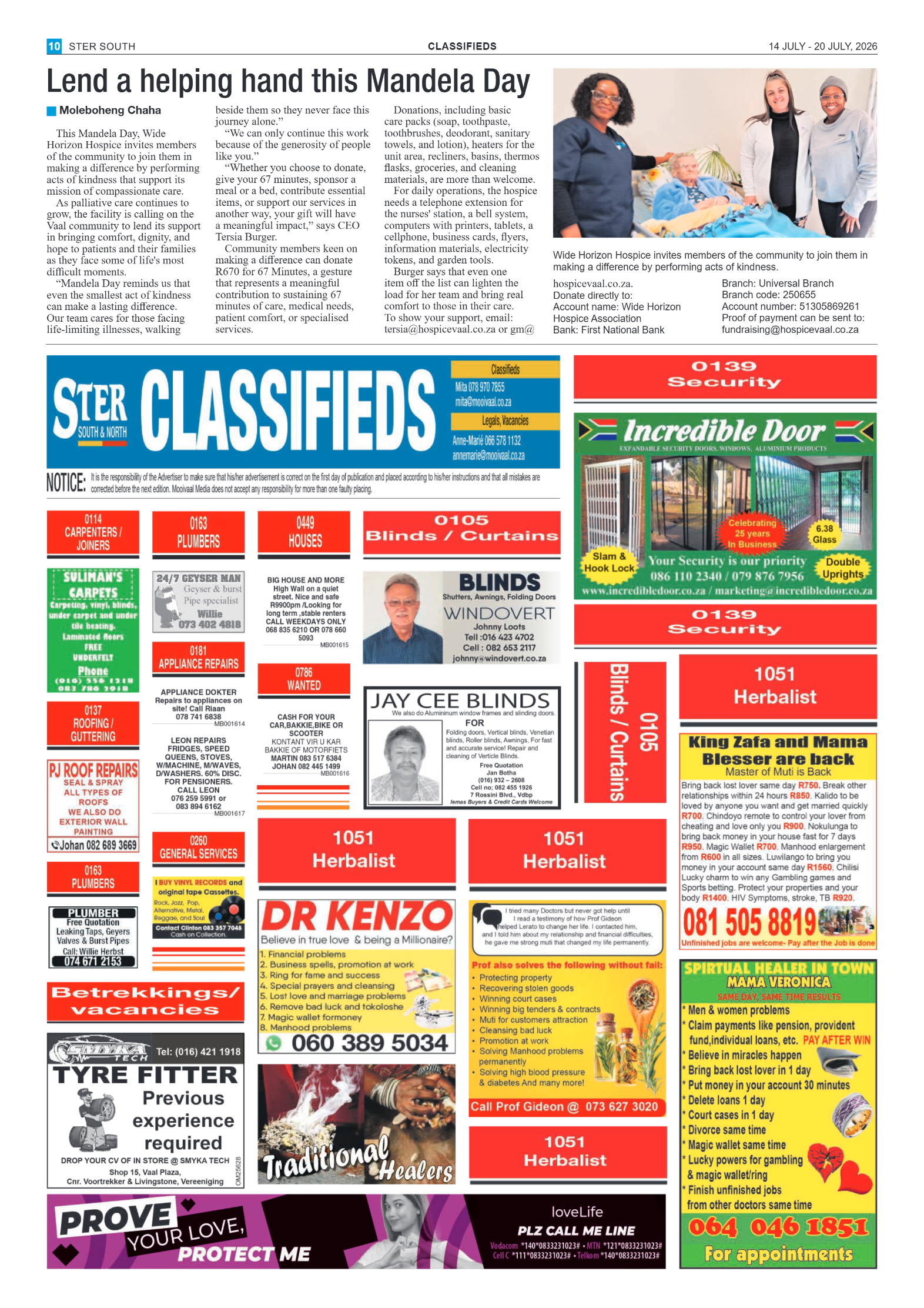 Ster South – 14 July 2026 page 10