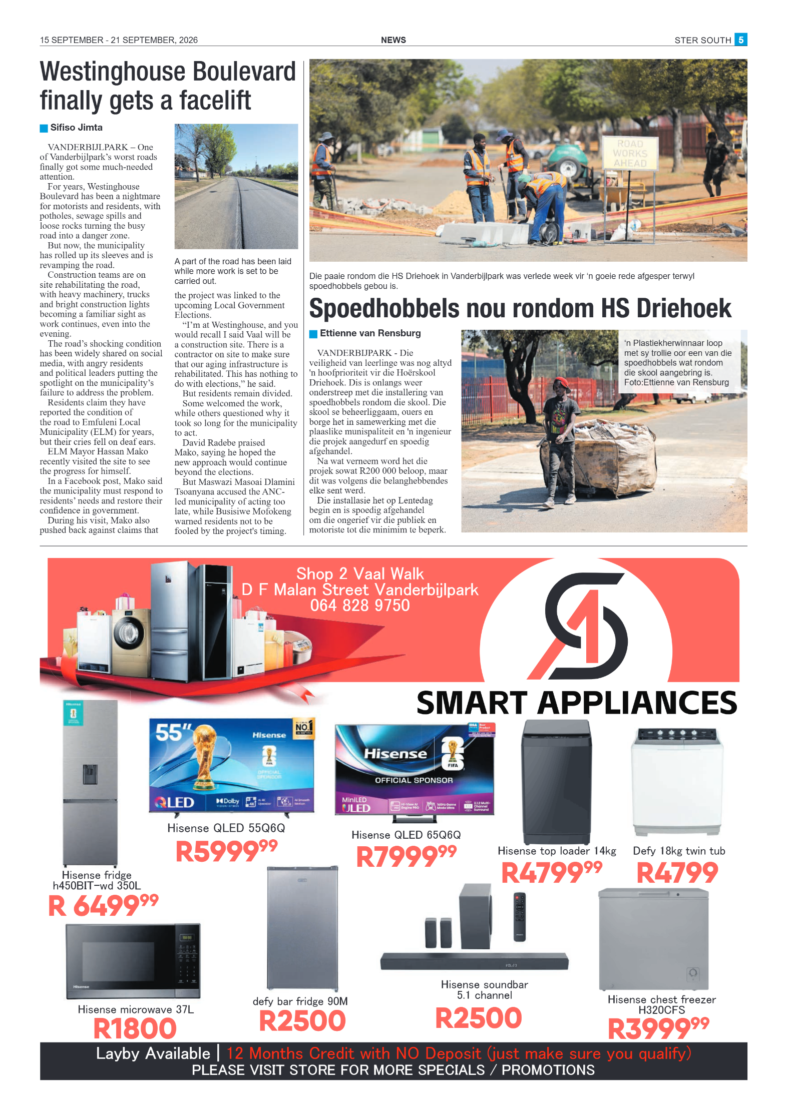 Ster South – 15 September 2026 page 5