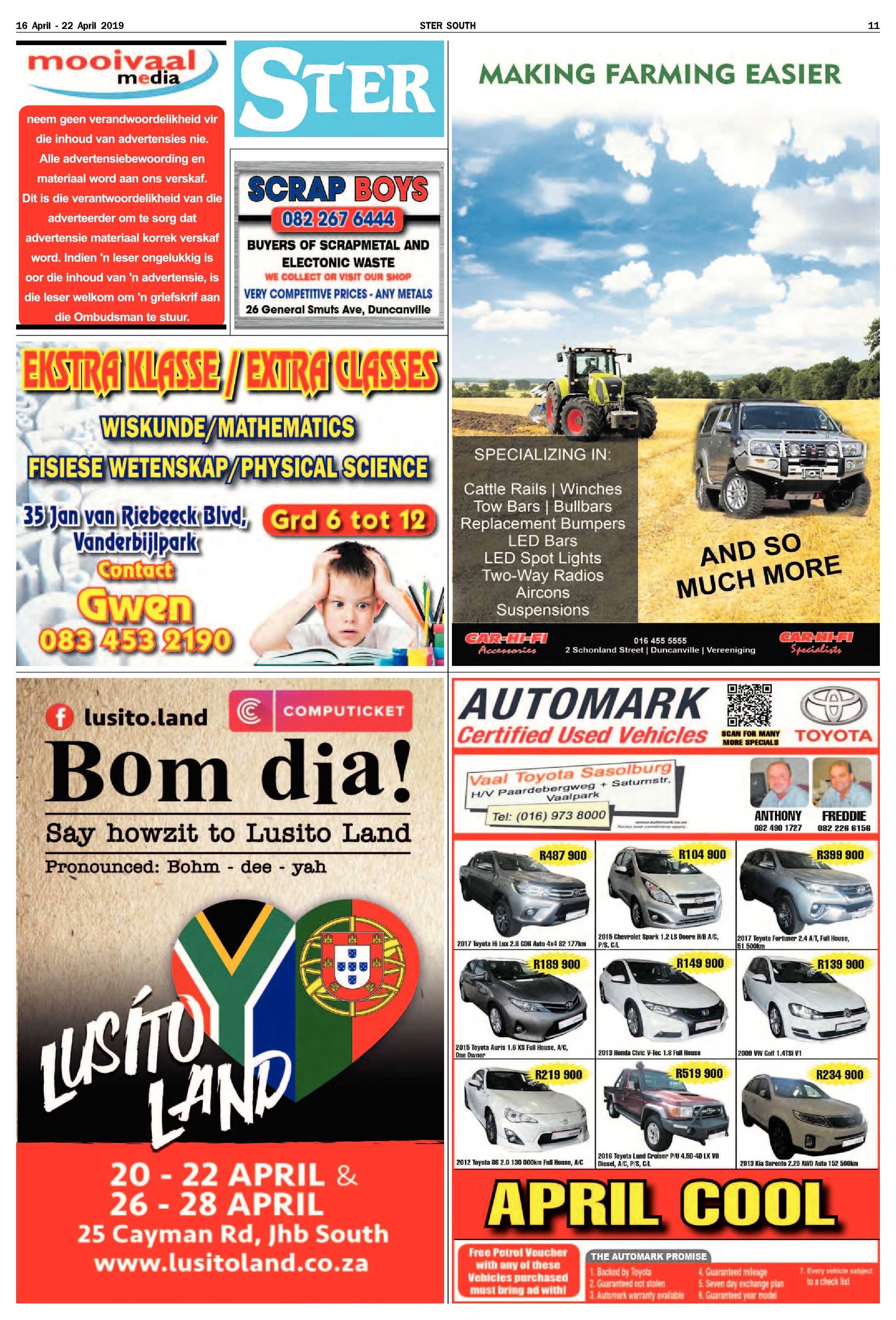 Ster South 16 – 22 April 2019 page 11