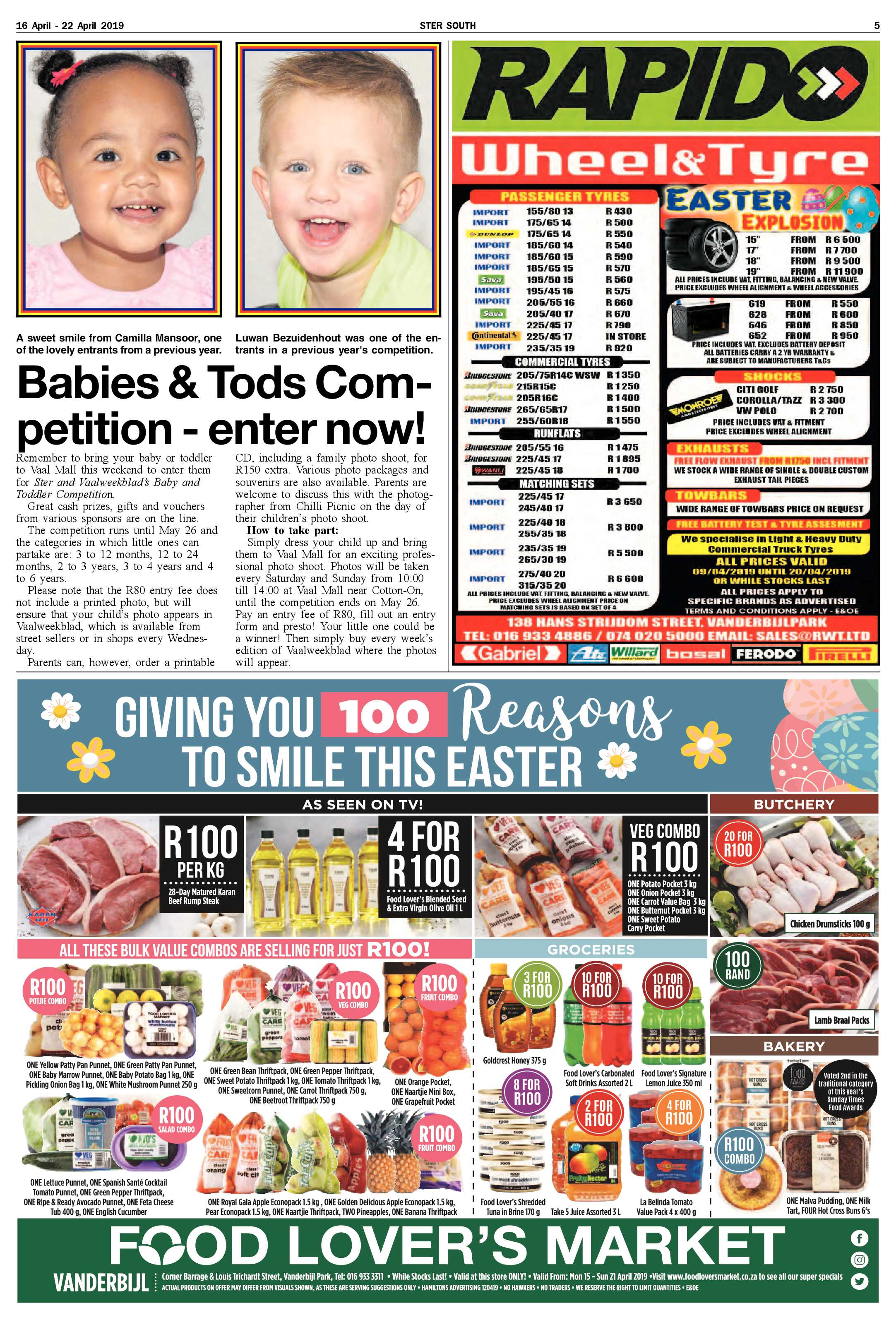 Ster South 16 – 22 April 2019 page 5