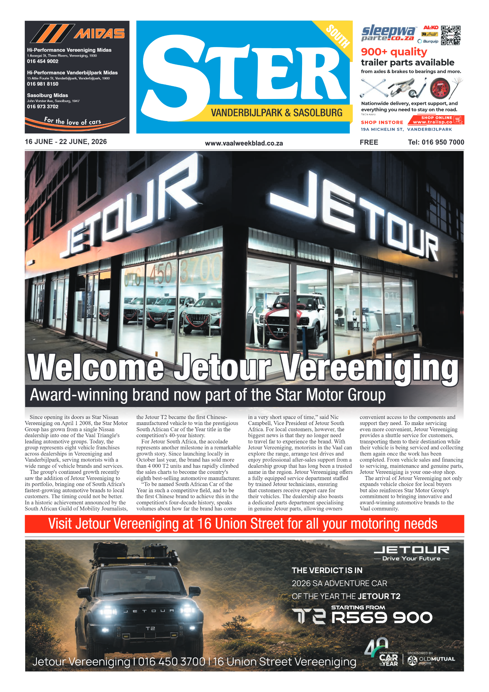 Ster South – 16 June 2026 page 1