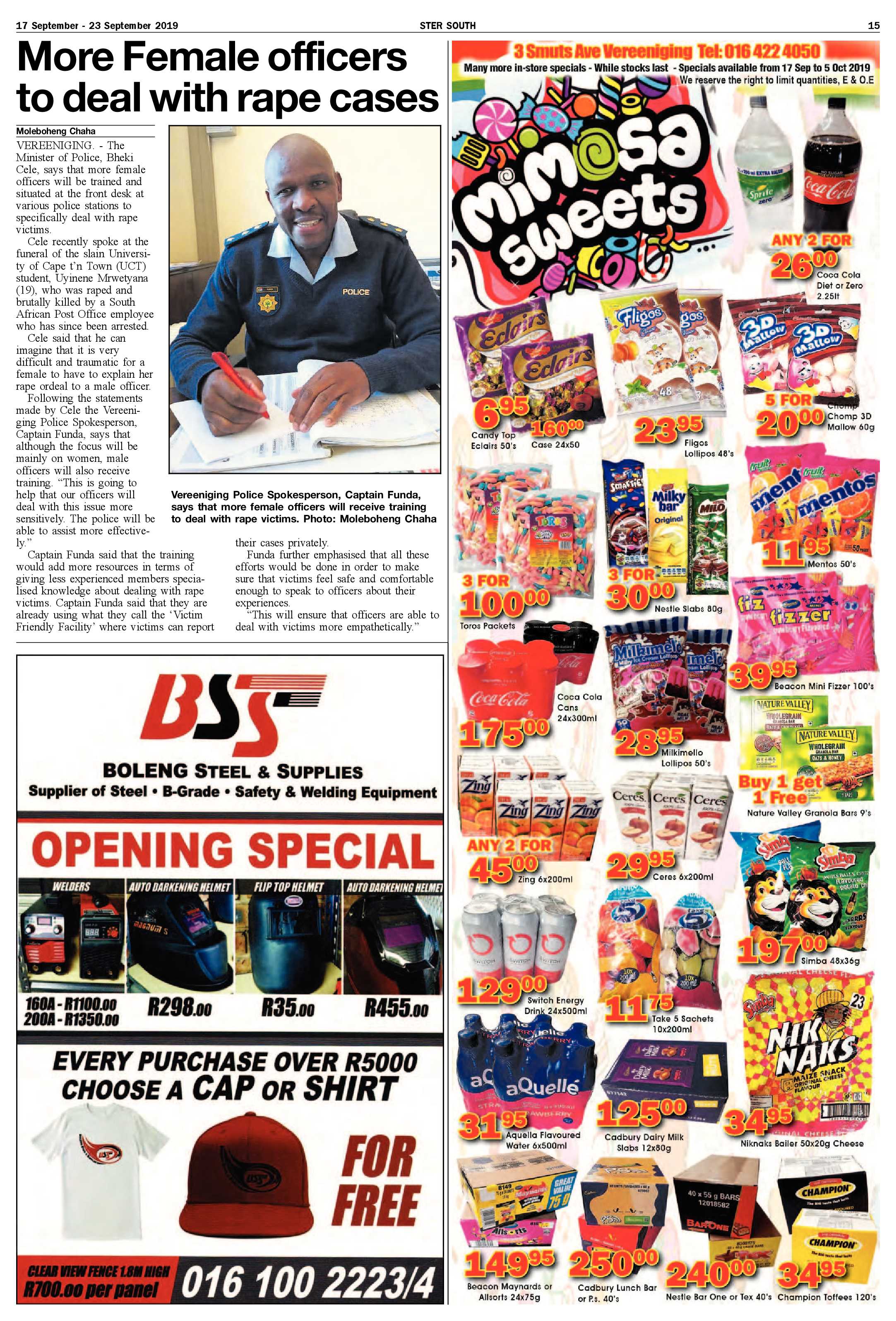 Ster South 17 – 23 September 2019 page 15