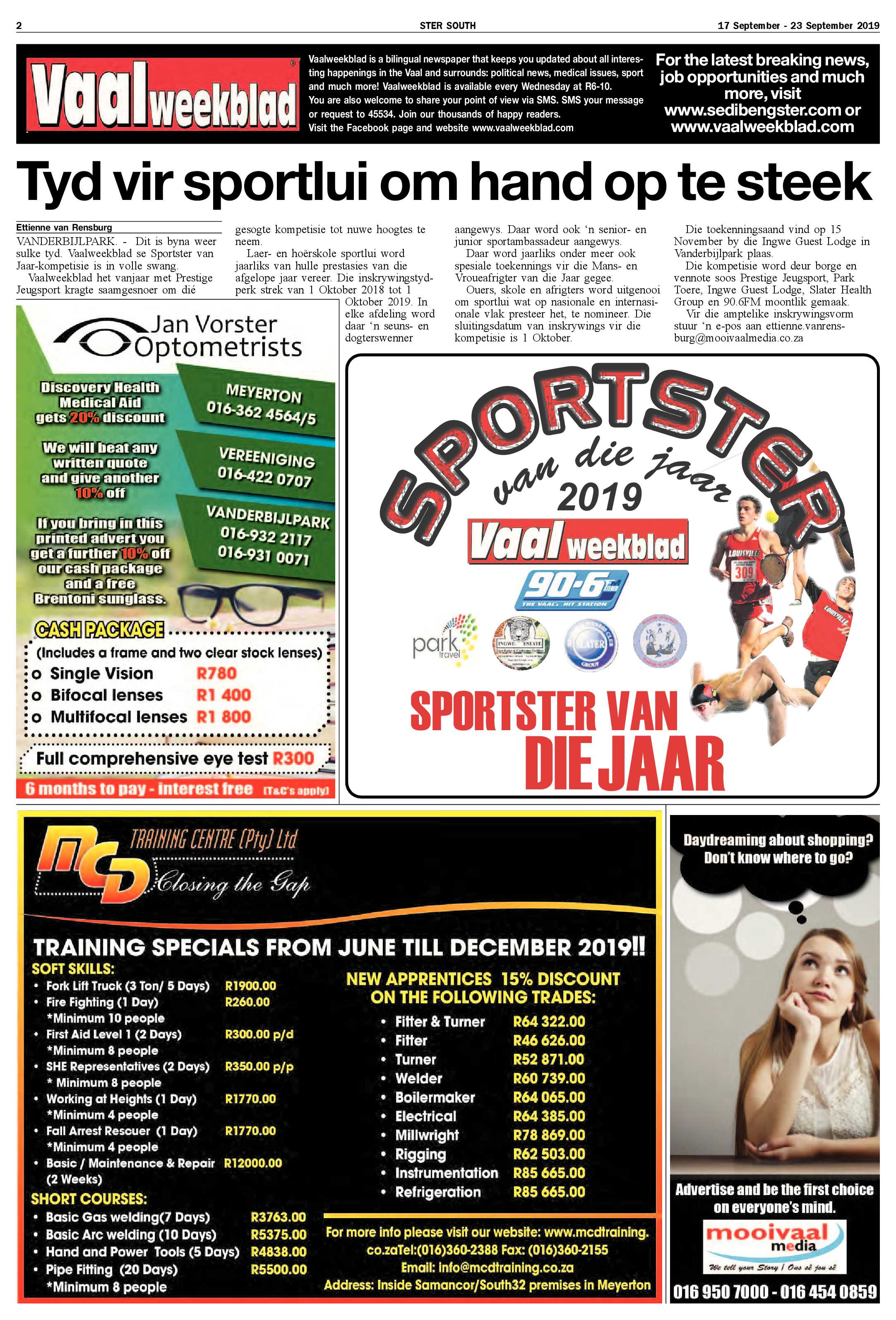 Ster South 17 – 23 September 2019 page 2