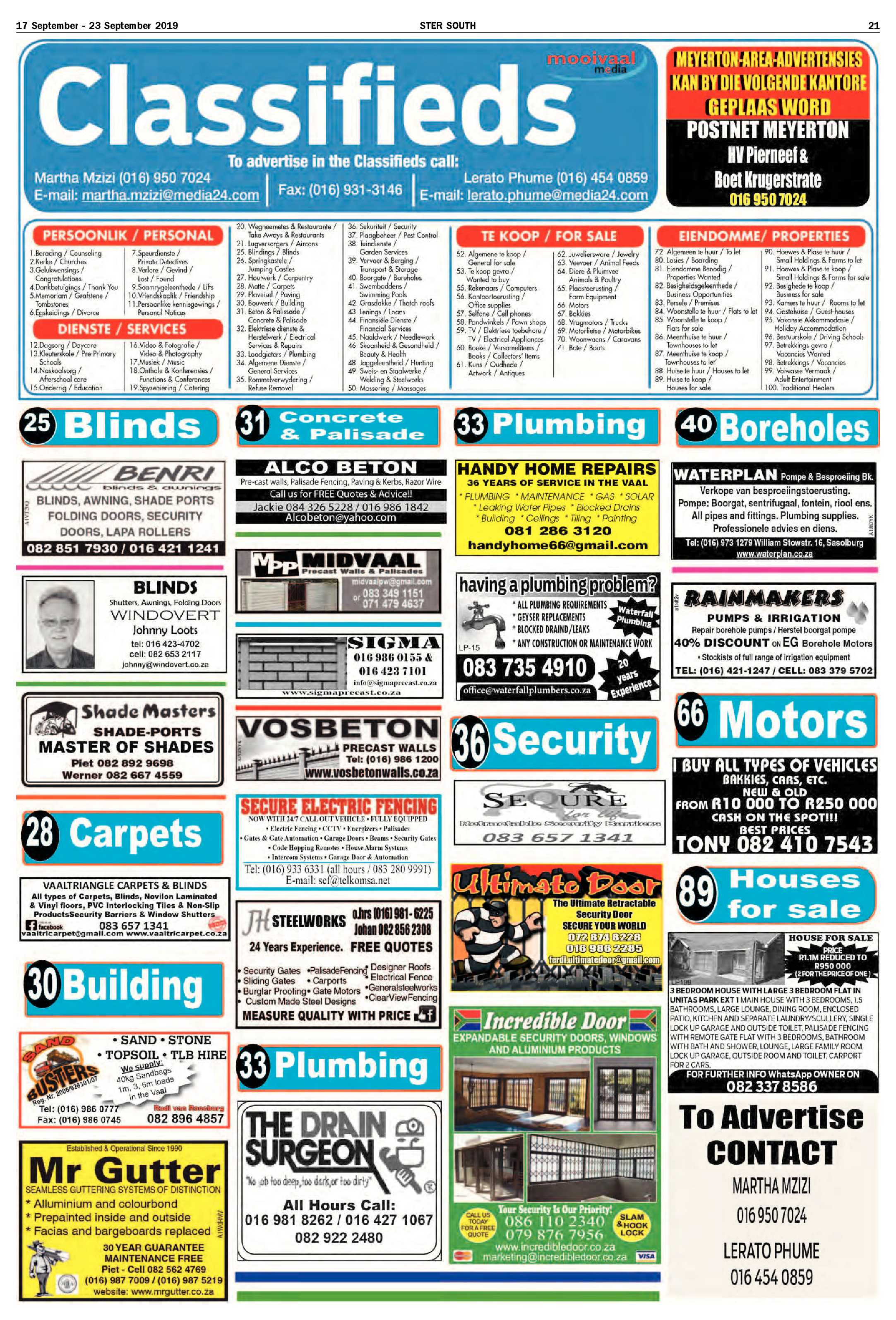 Ster South 17 – 23 September 2019 page 21