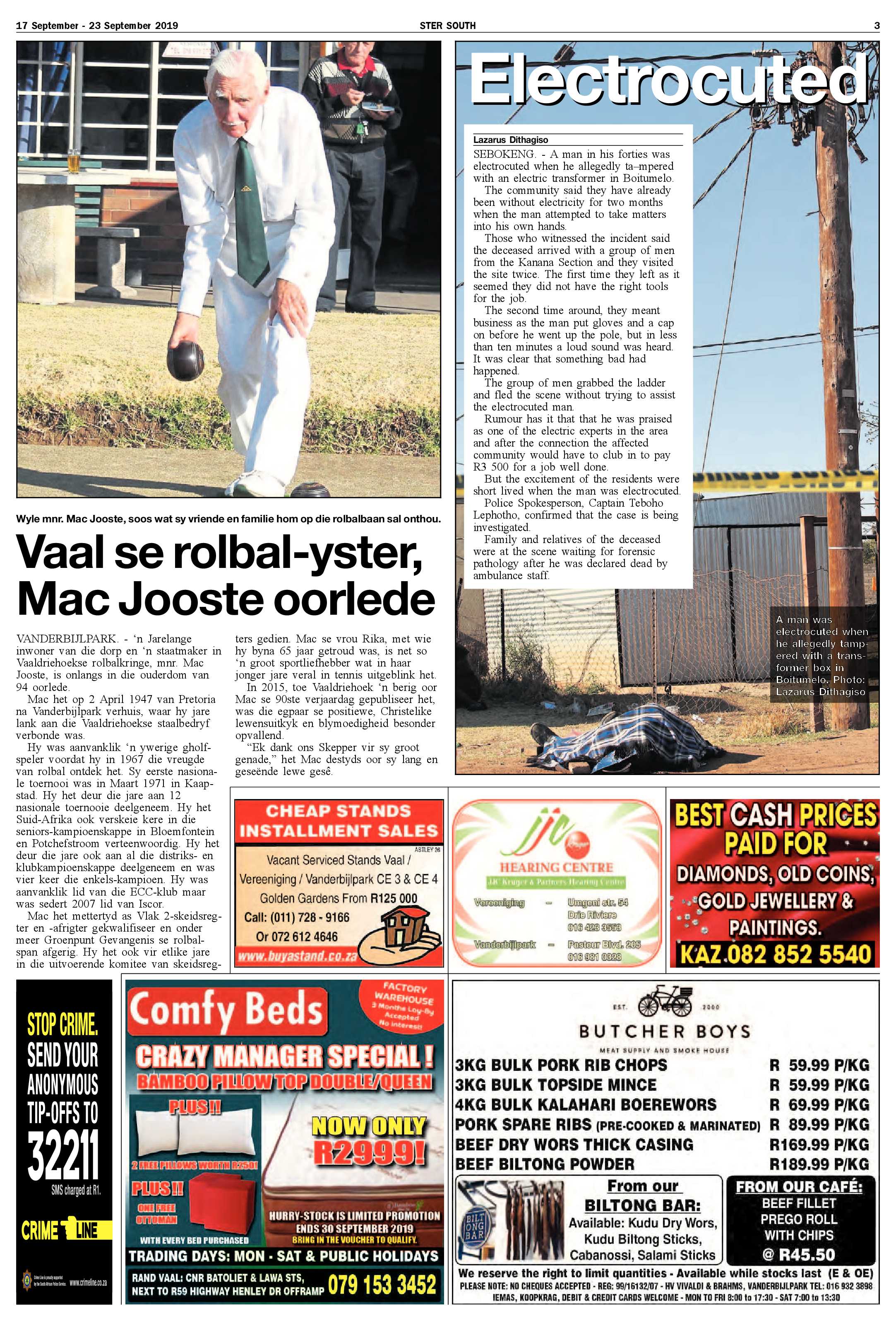 Ster South 17 – 23 September 2019 page 3