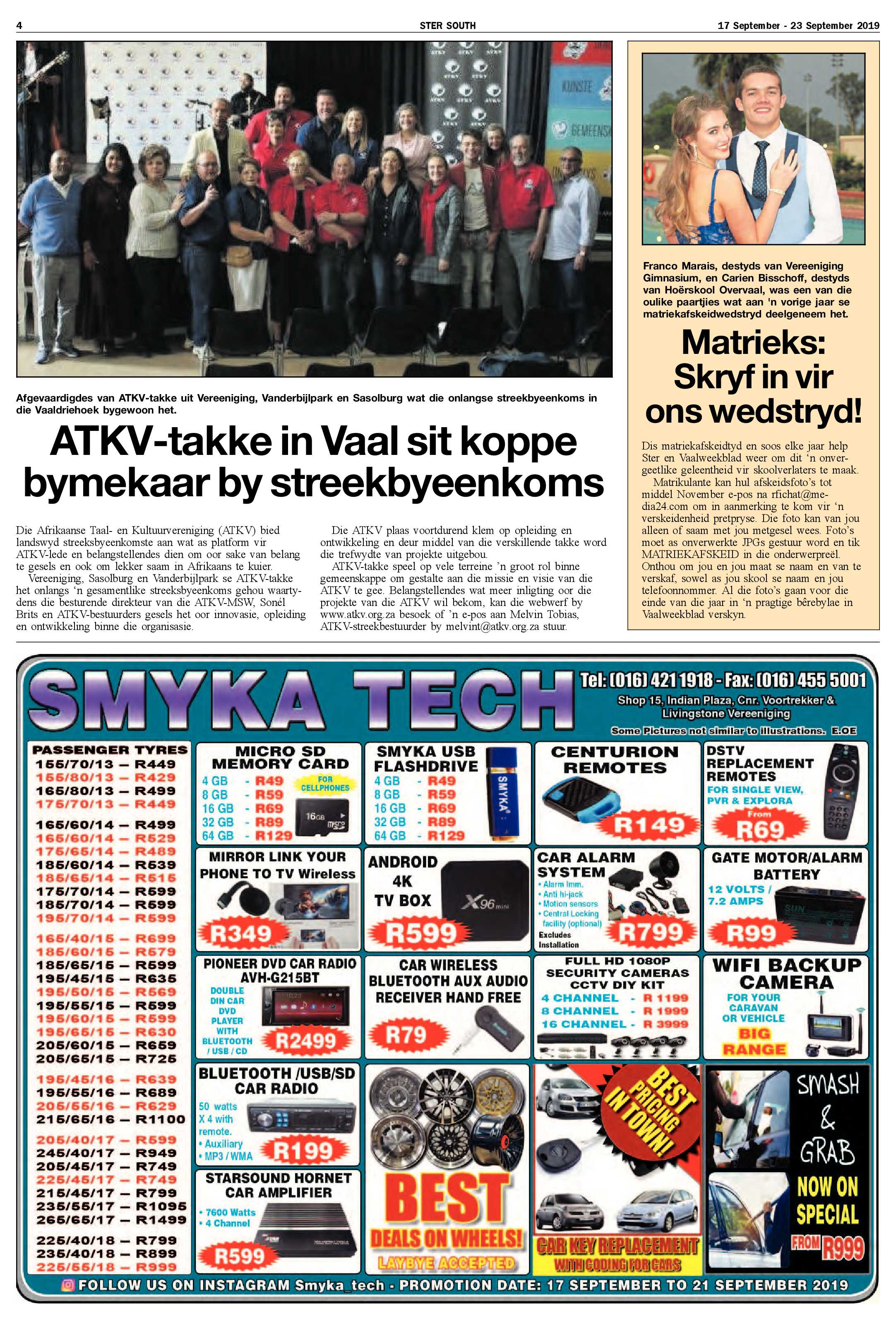 Ster South 17 – 23 September 2019 page 4