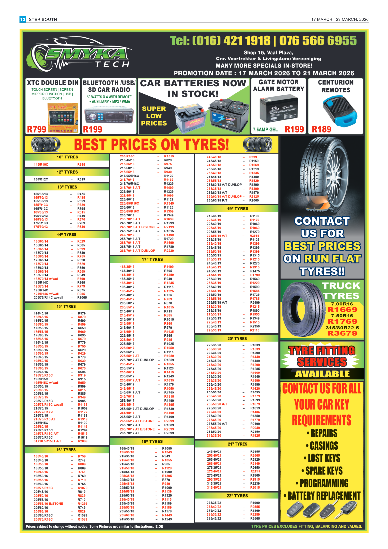 Ster South – 17 March page 12