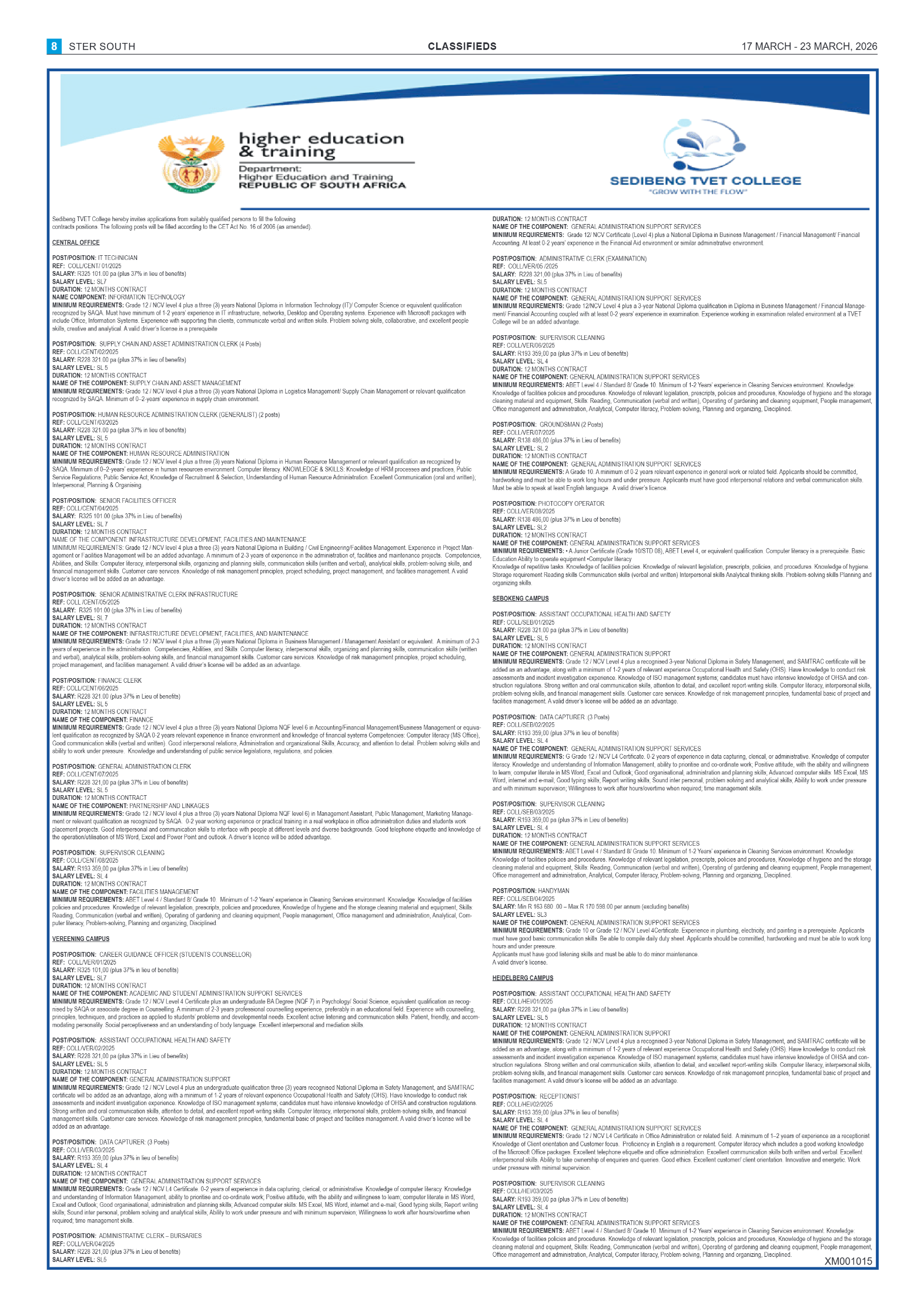 Ster South – 17 March page 8