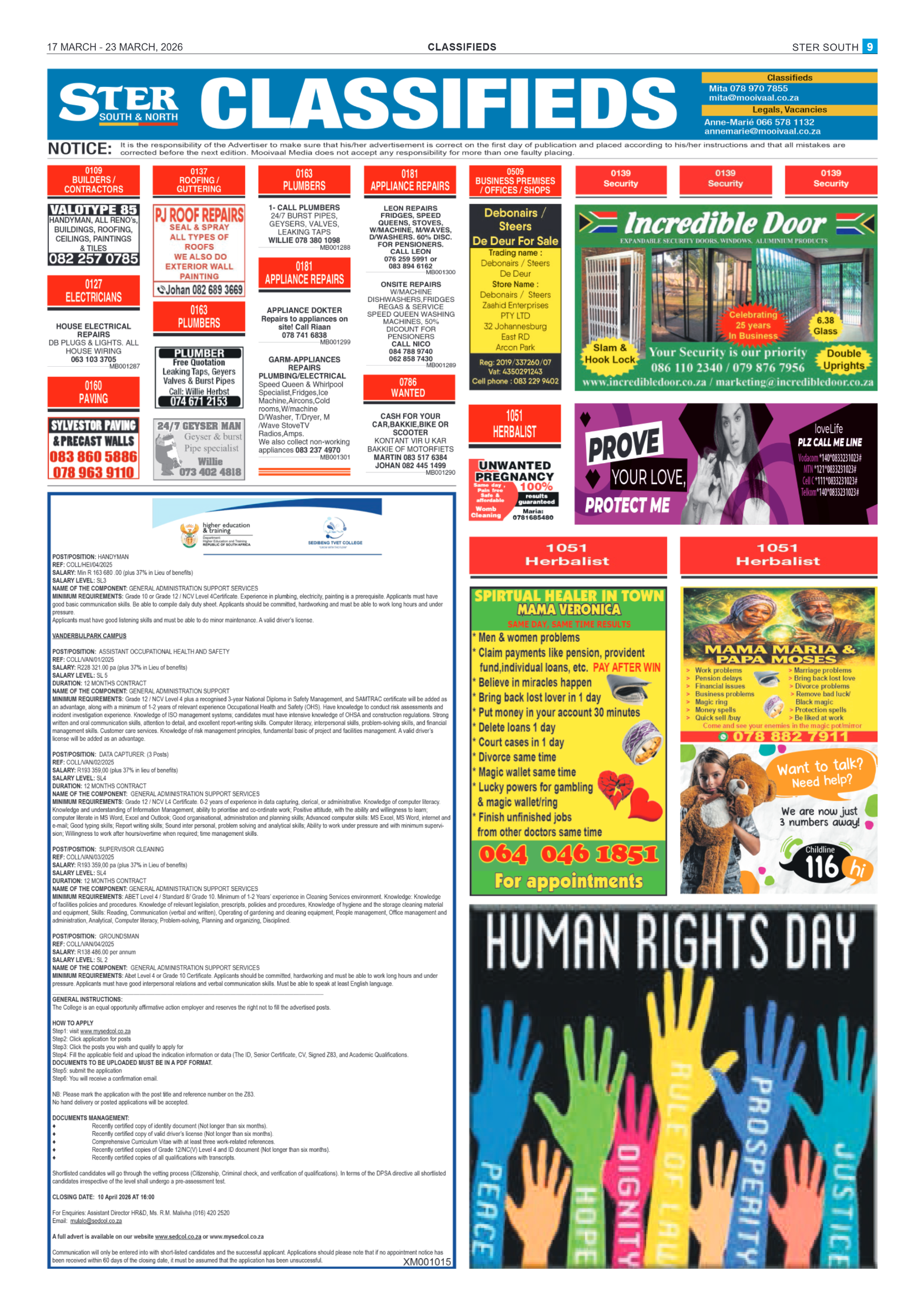 Ster South – 17 March page 9