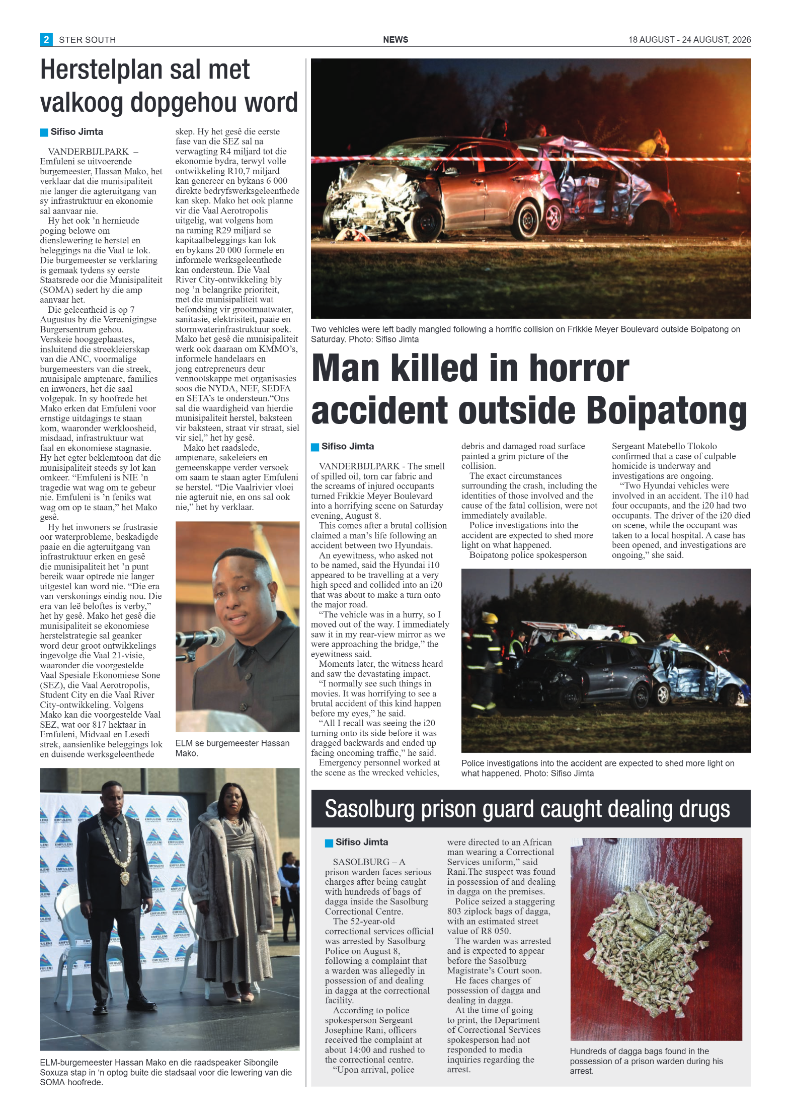 Ster South – 18 August 2026 page 2