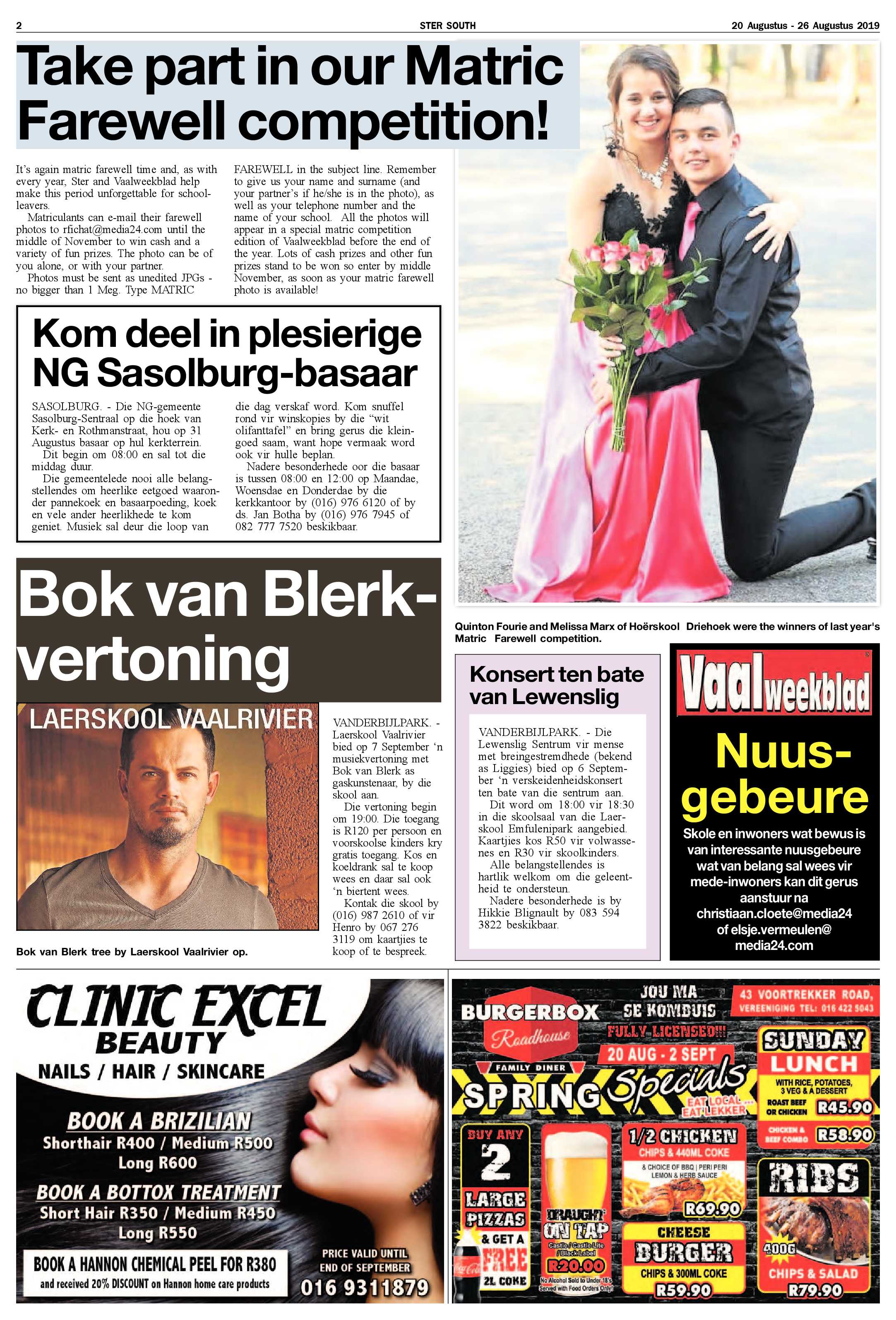 Ster South 20 – 26 Augustus 2019 page 2
