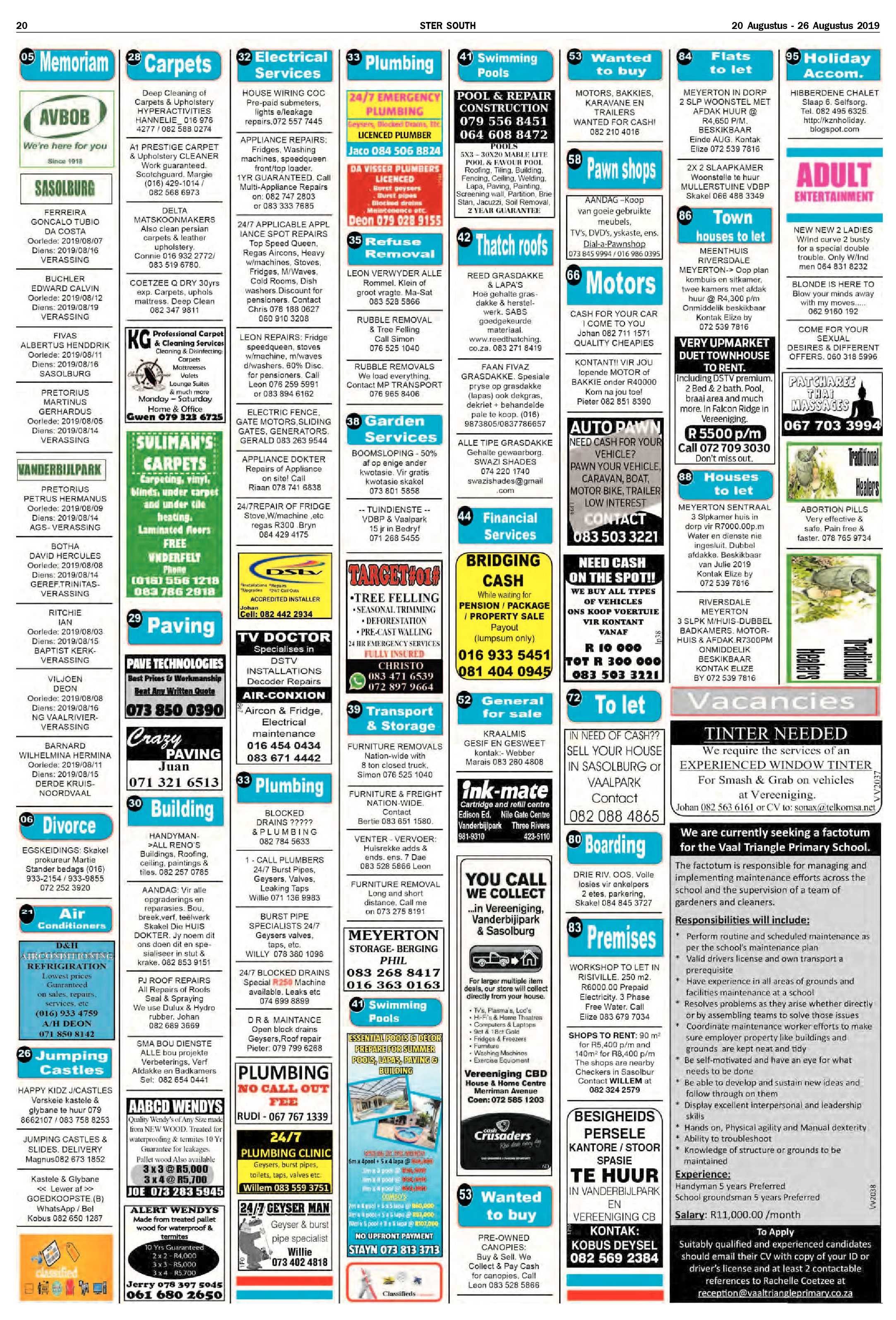 Ster South 20 – 26 Augustus 2019 page 20