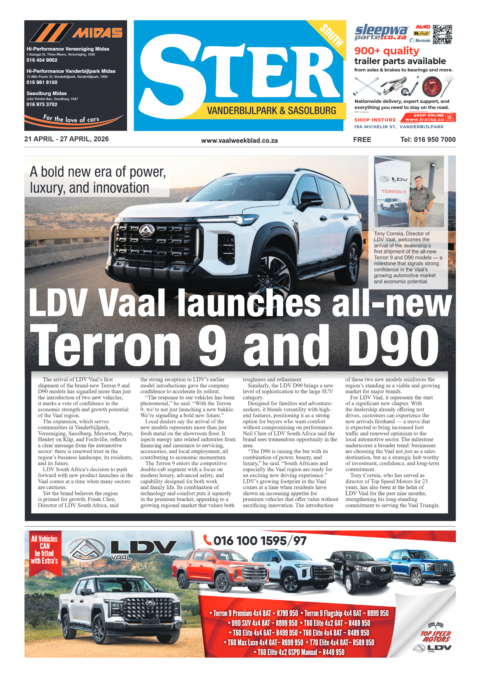 Ster South – 21 April 2026 page 1