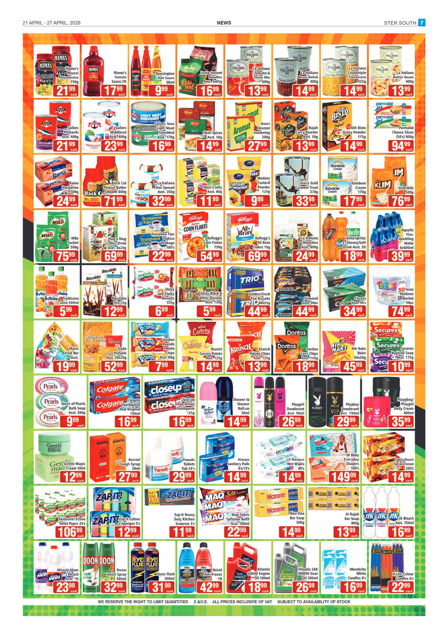 Ster South – 21 April 2026 page 7