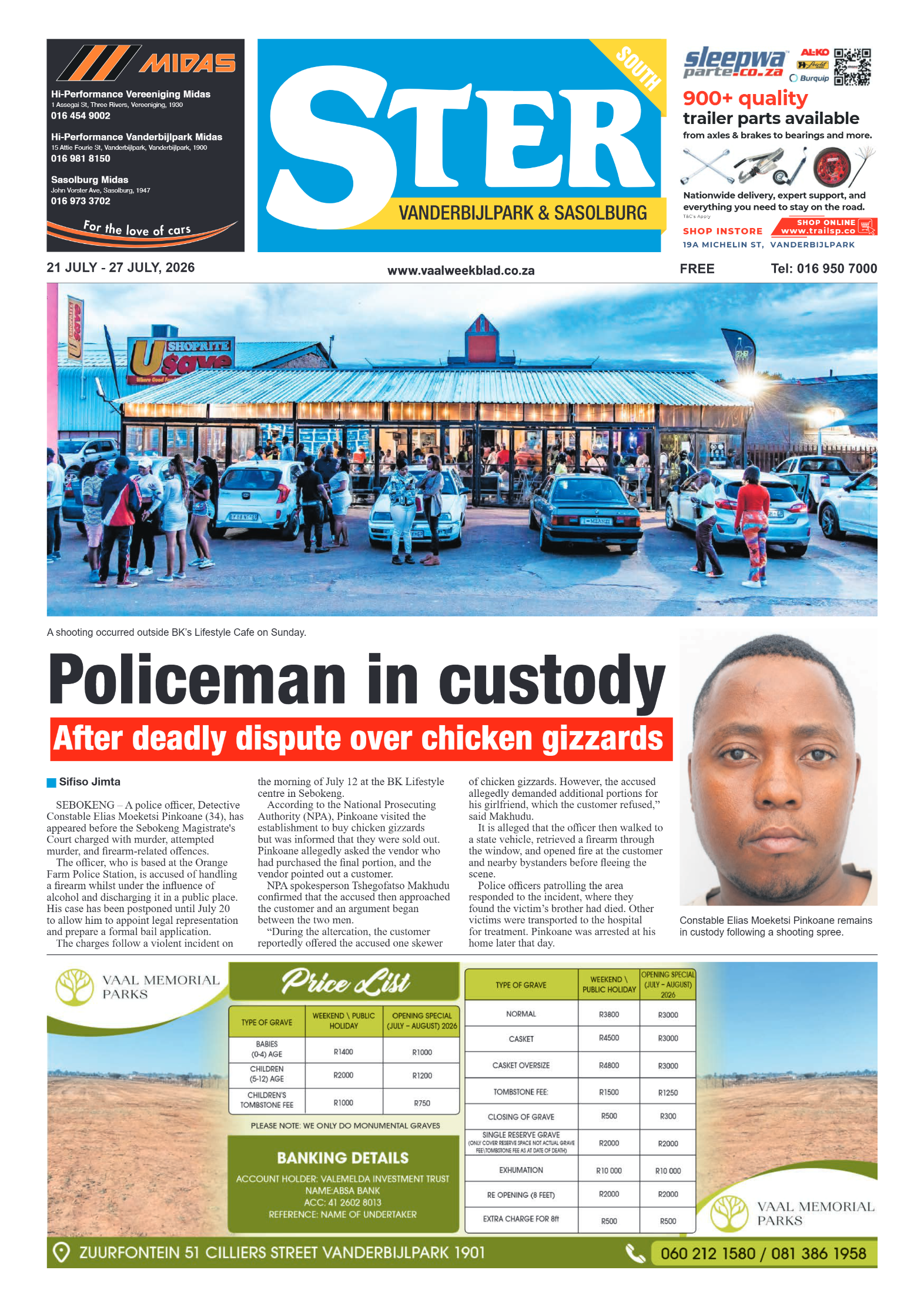 Ster South – 21 July 2026 page 1