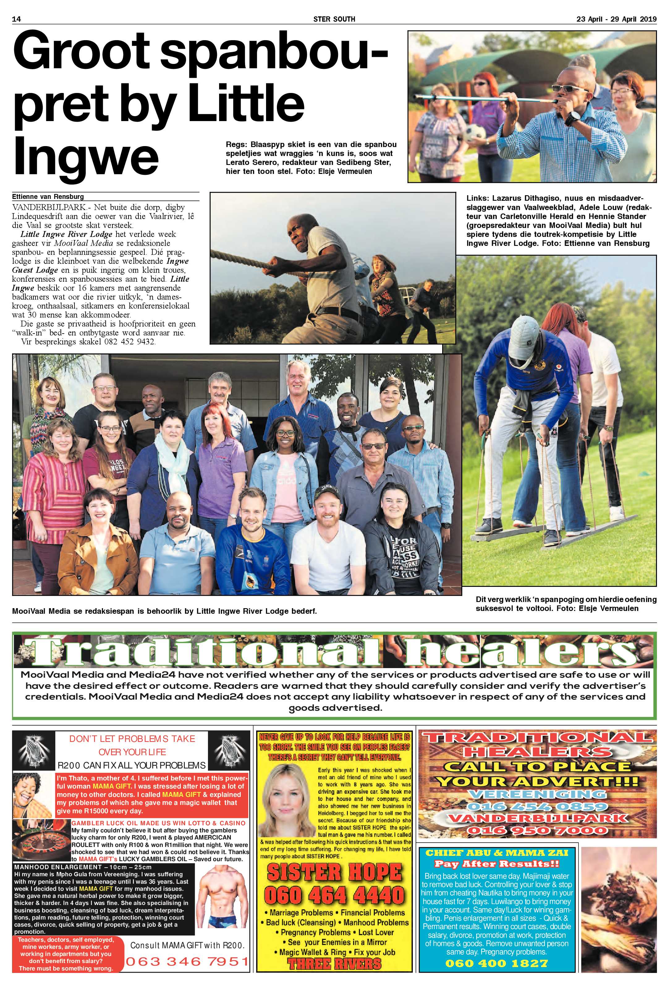 Ster South 23 – 29 April 2019 page 13