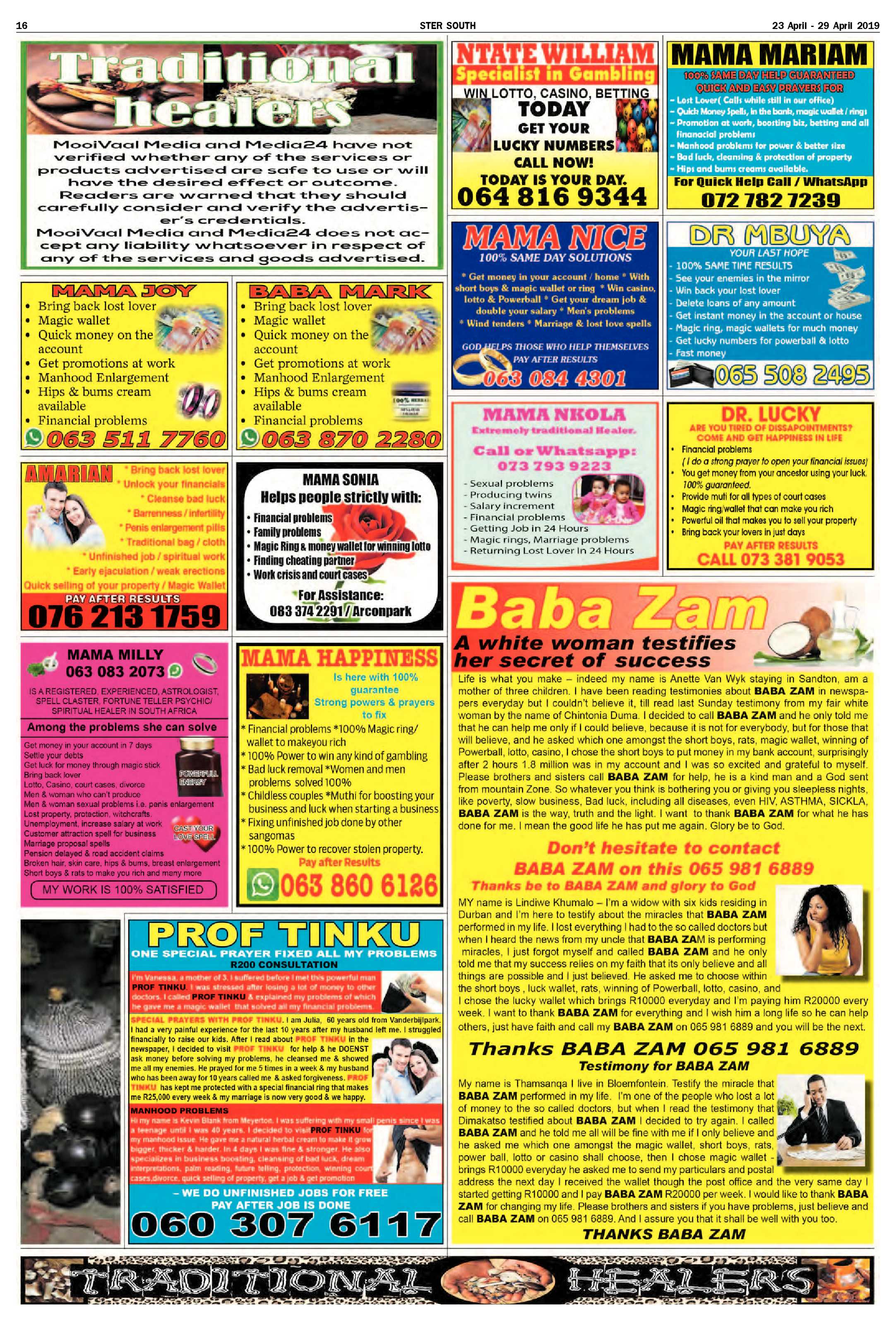 Ster South 23 – 29 April 2019 page 15