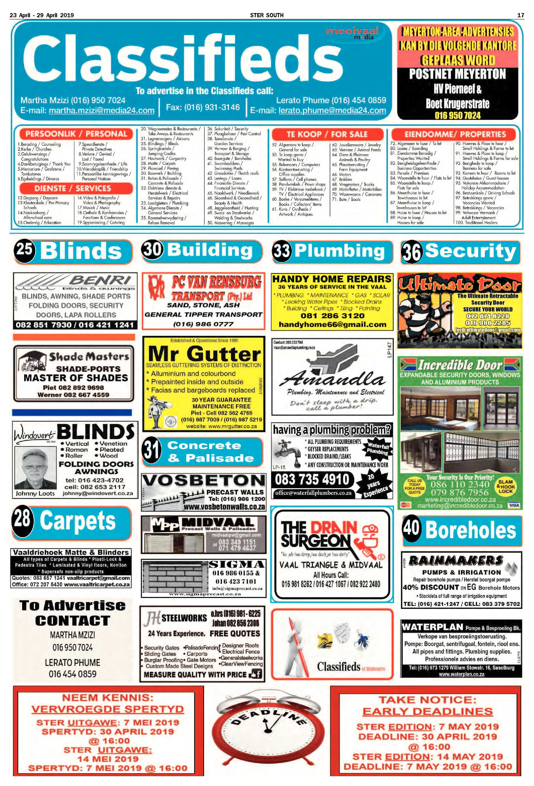 Ster South 23 – 29 April 2019 page 16