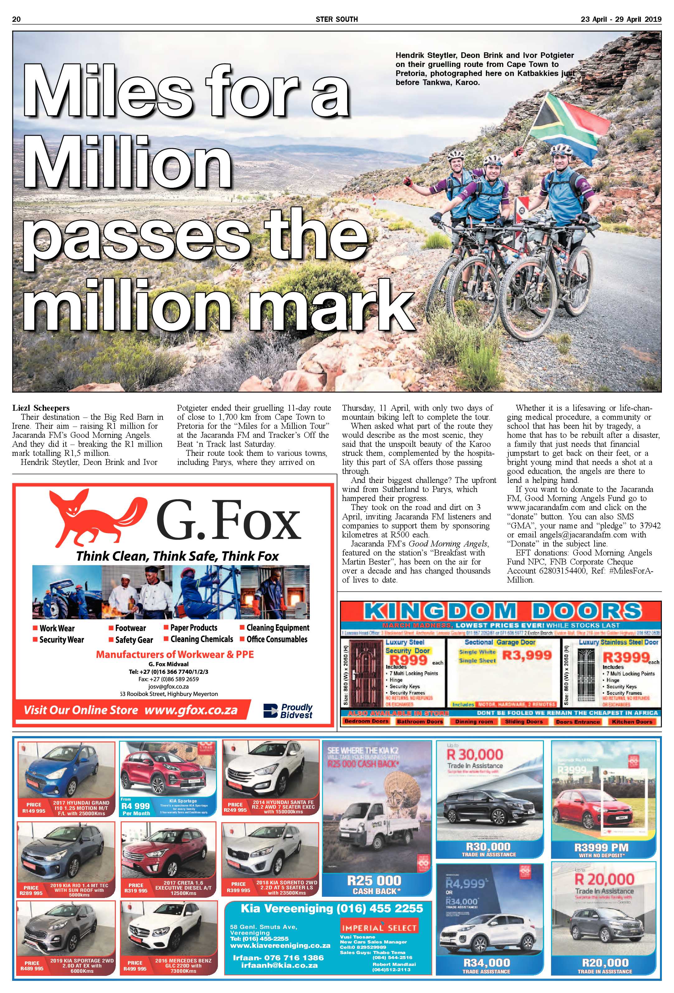 Ster South 23 – 29 April 2019 page 19