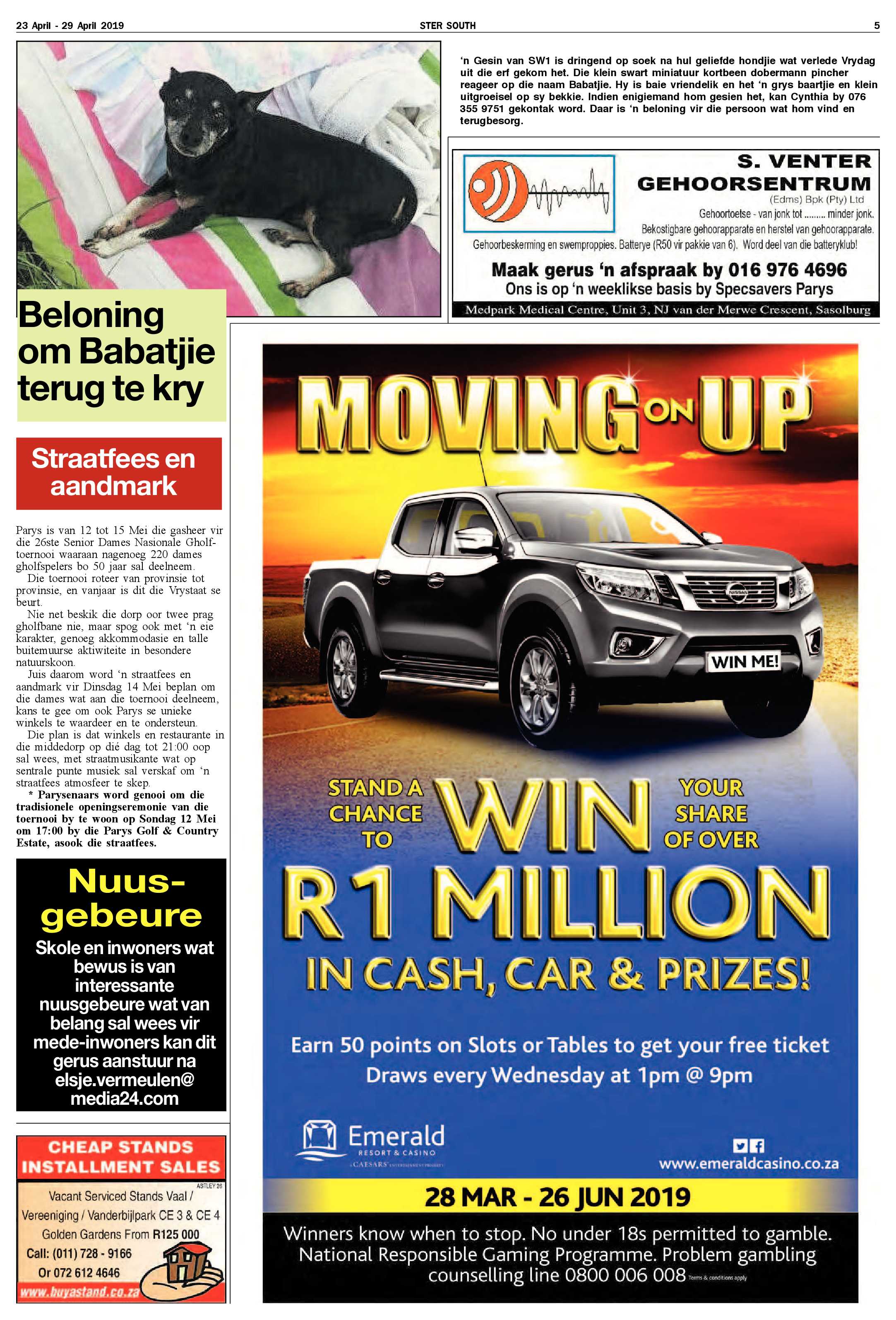 Ster South 23 – 29 April 2019 page 5