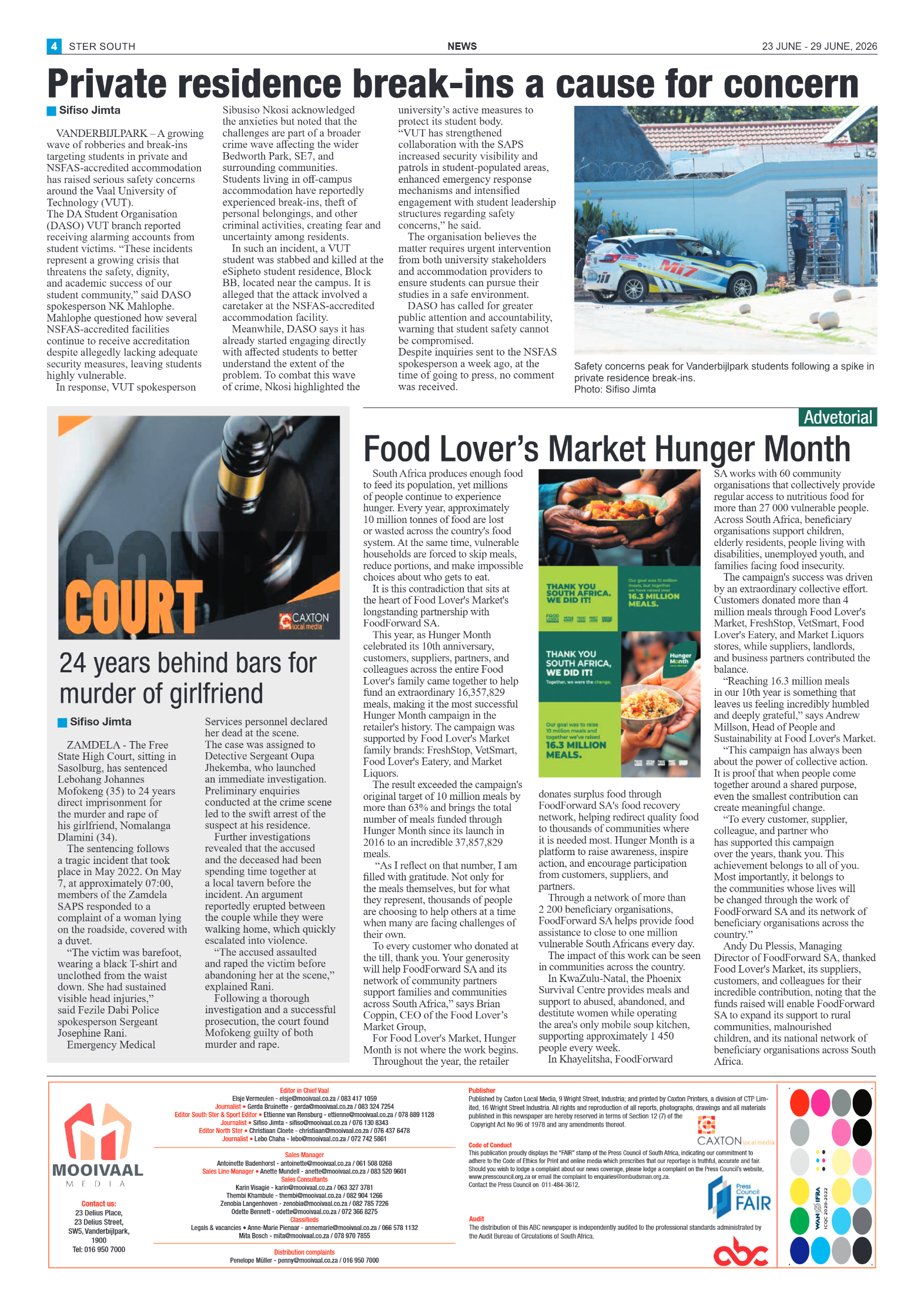 Ster South – 23 June 2026 page 8