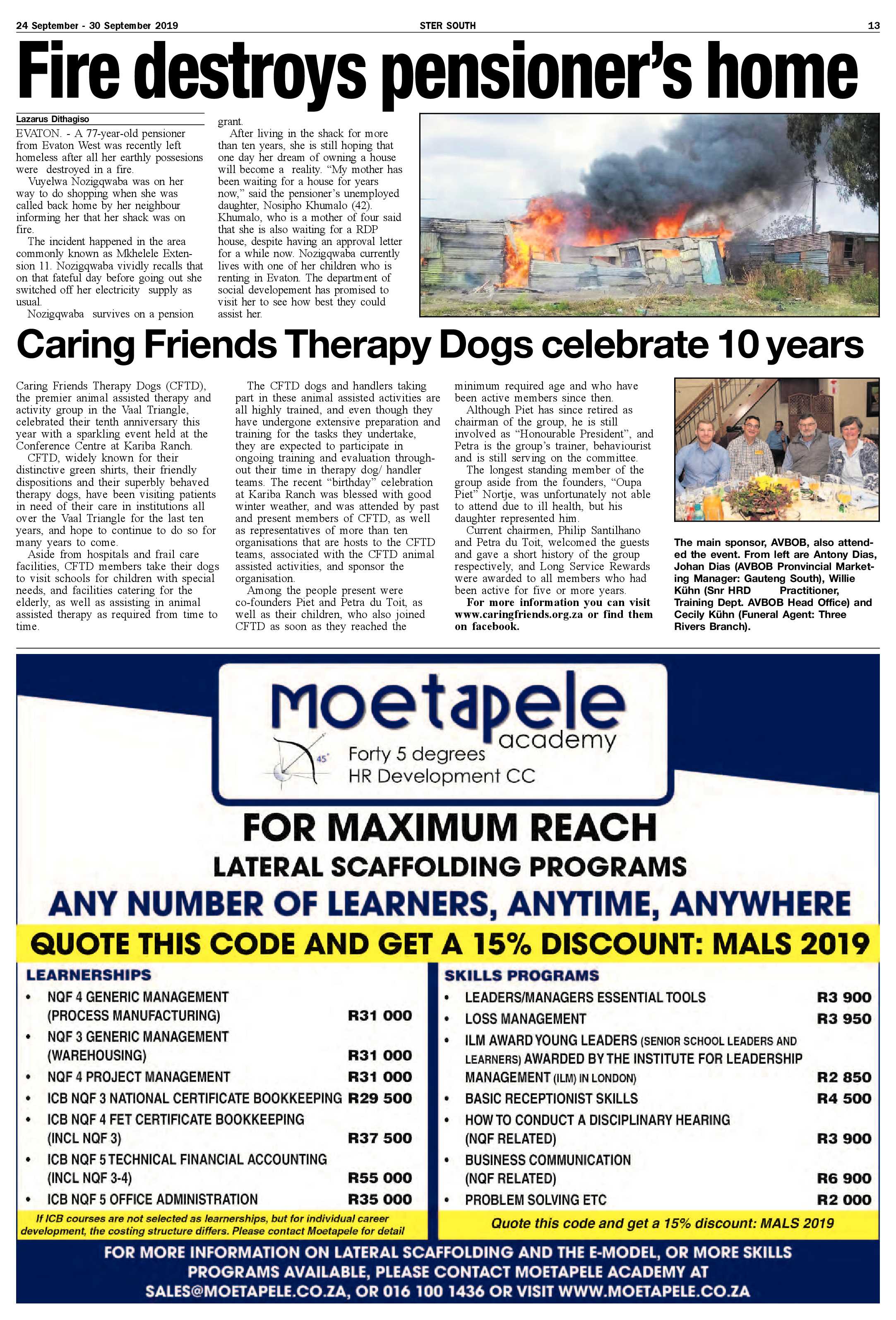 Ster South 24 – 30 September 2019 page 13