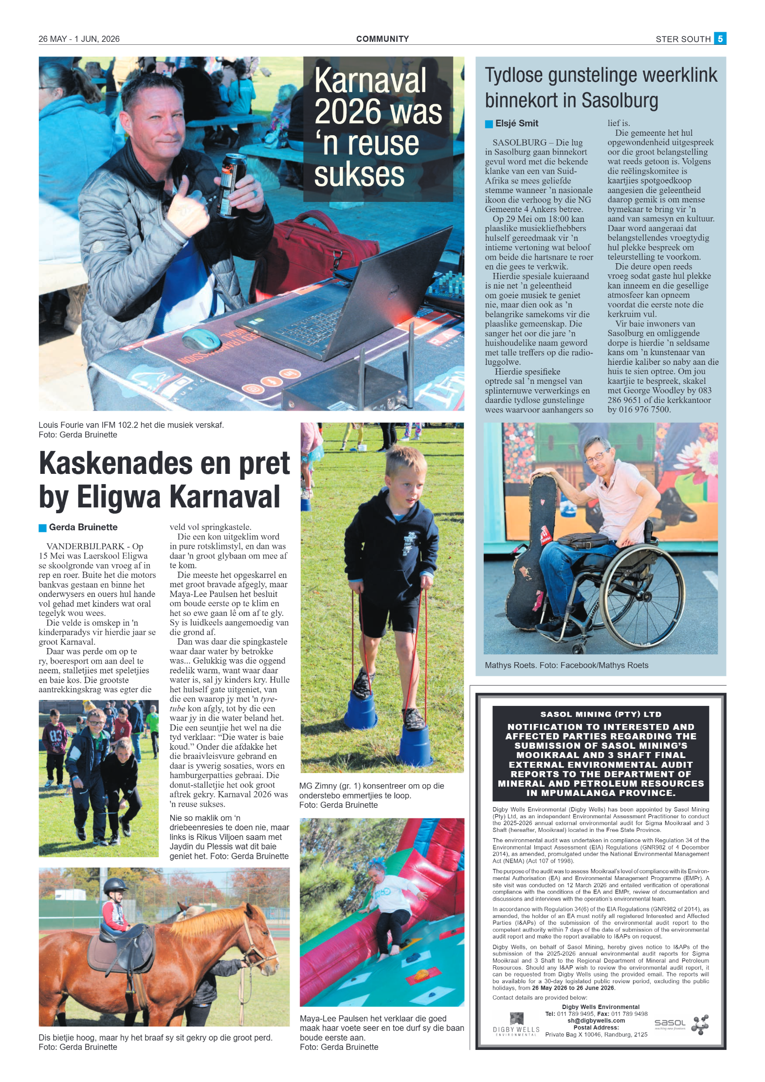 Ster South – 26 May 2026 page 5