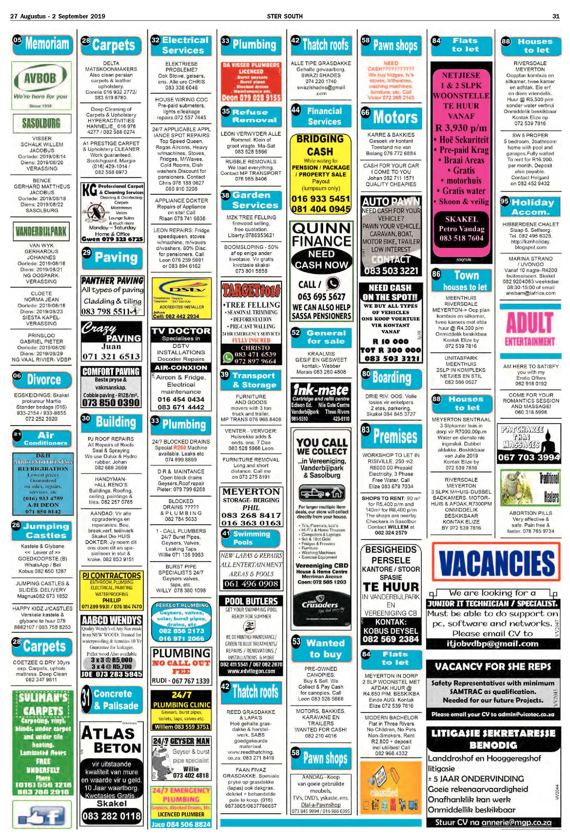 Ster South 27 Augustus – 2 September 2019 page 30