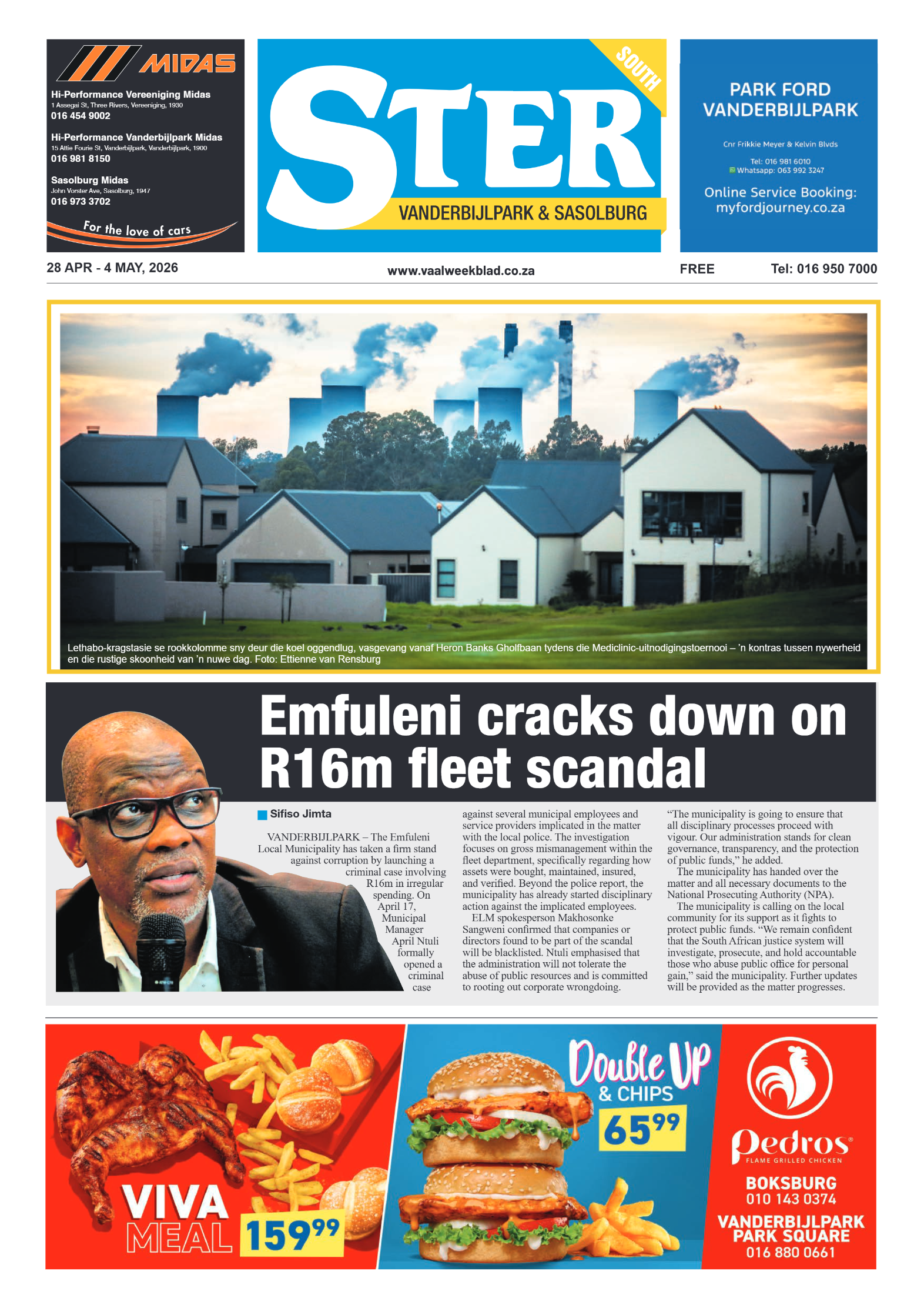Ster South – 28 April 2026 page 1