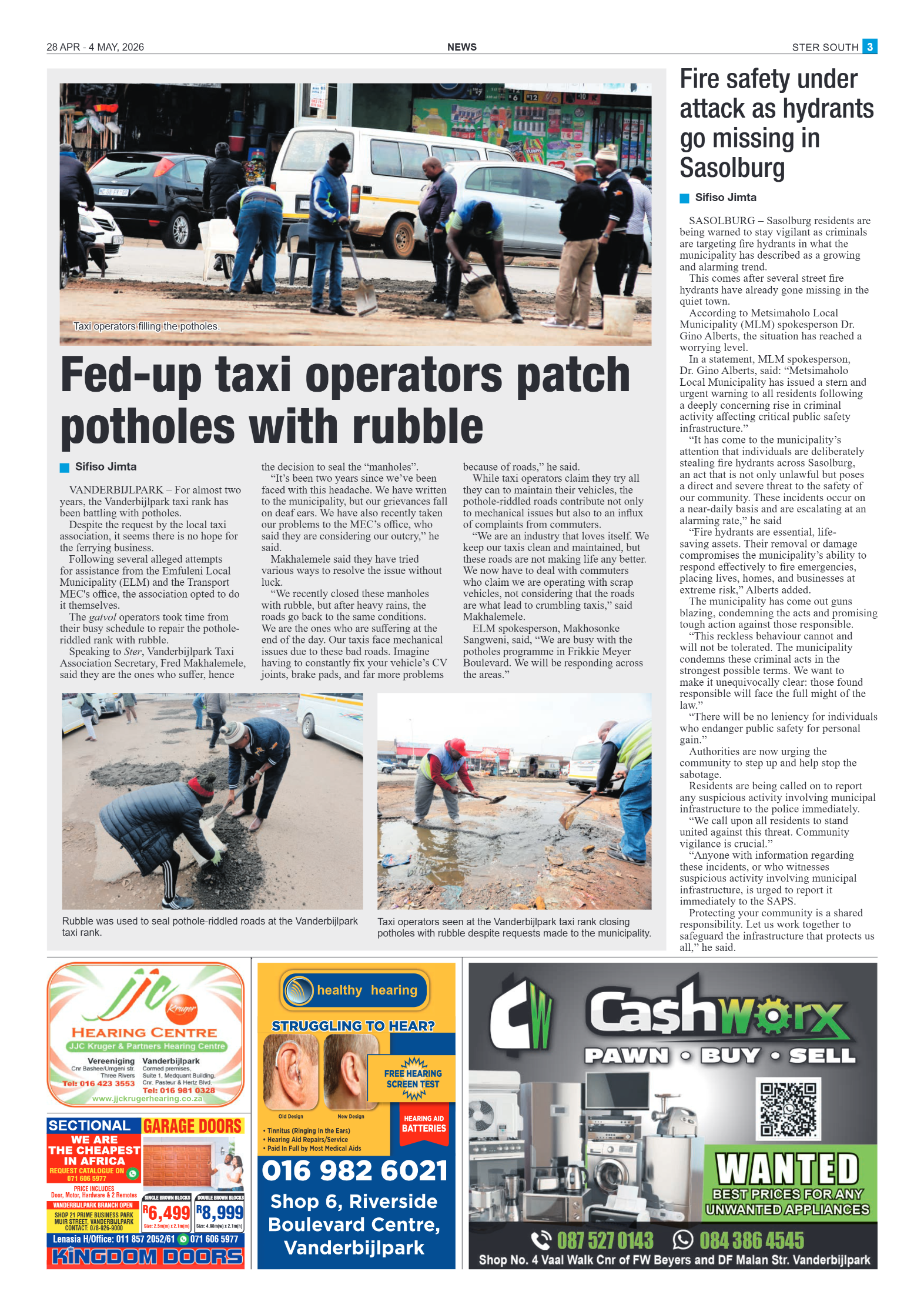 Ster South – 28 April 2026 page 3