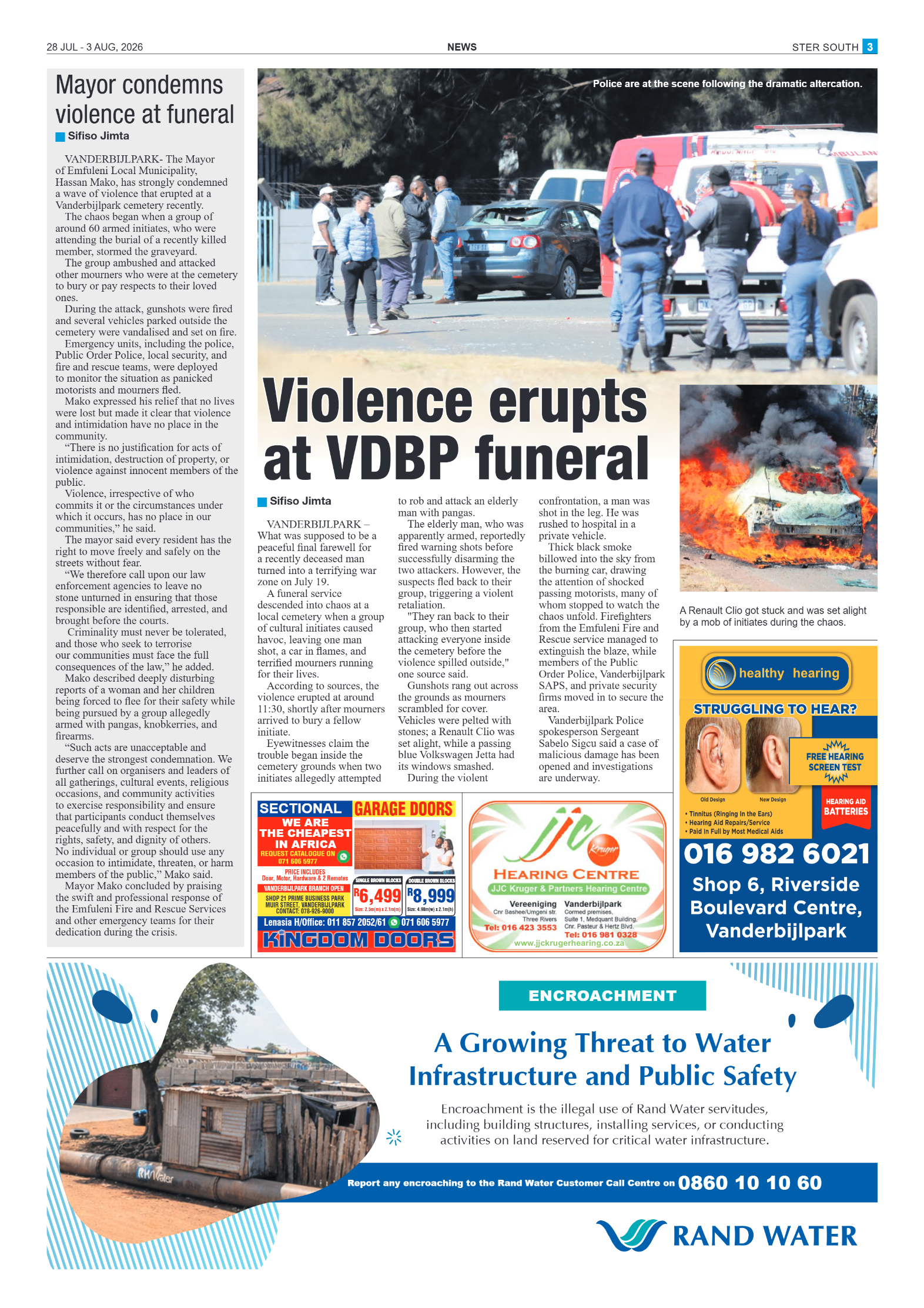Ster South – 28 July 2026 page 3