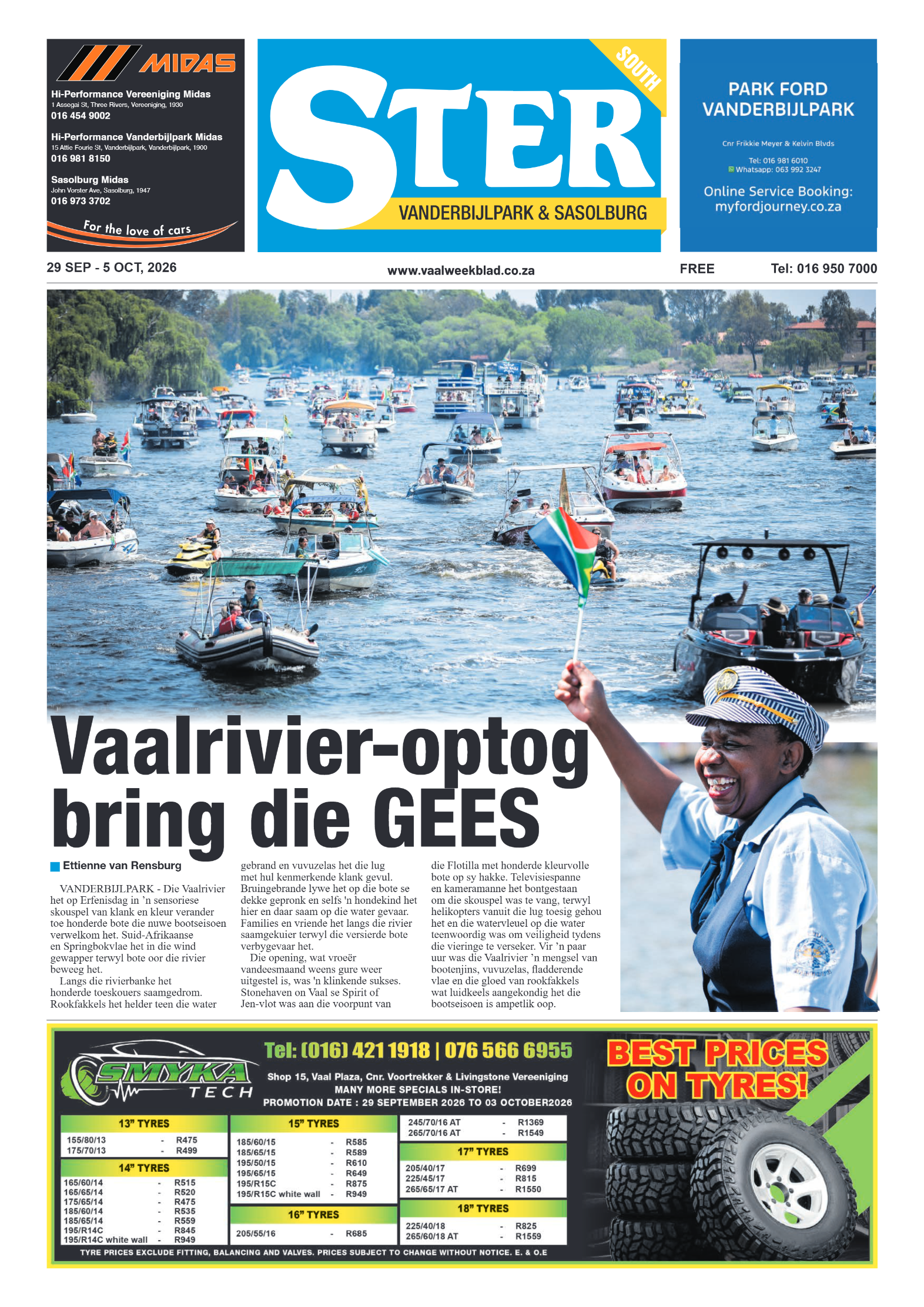 Ster South – 29 September 2026 page 1