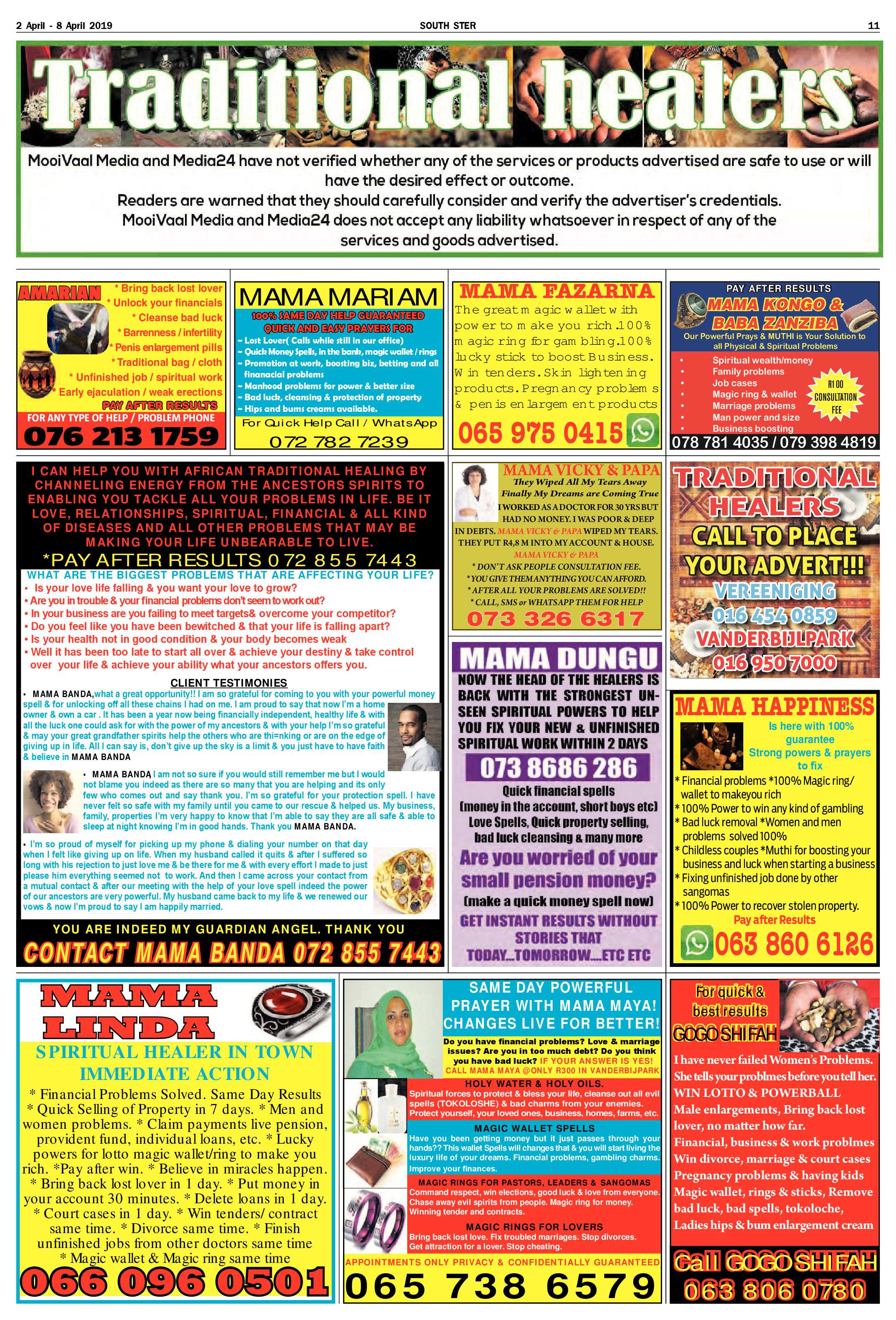 Ster South 2 – 8 April 2019 page 11