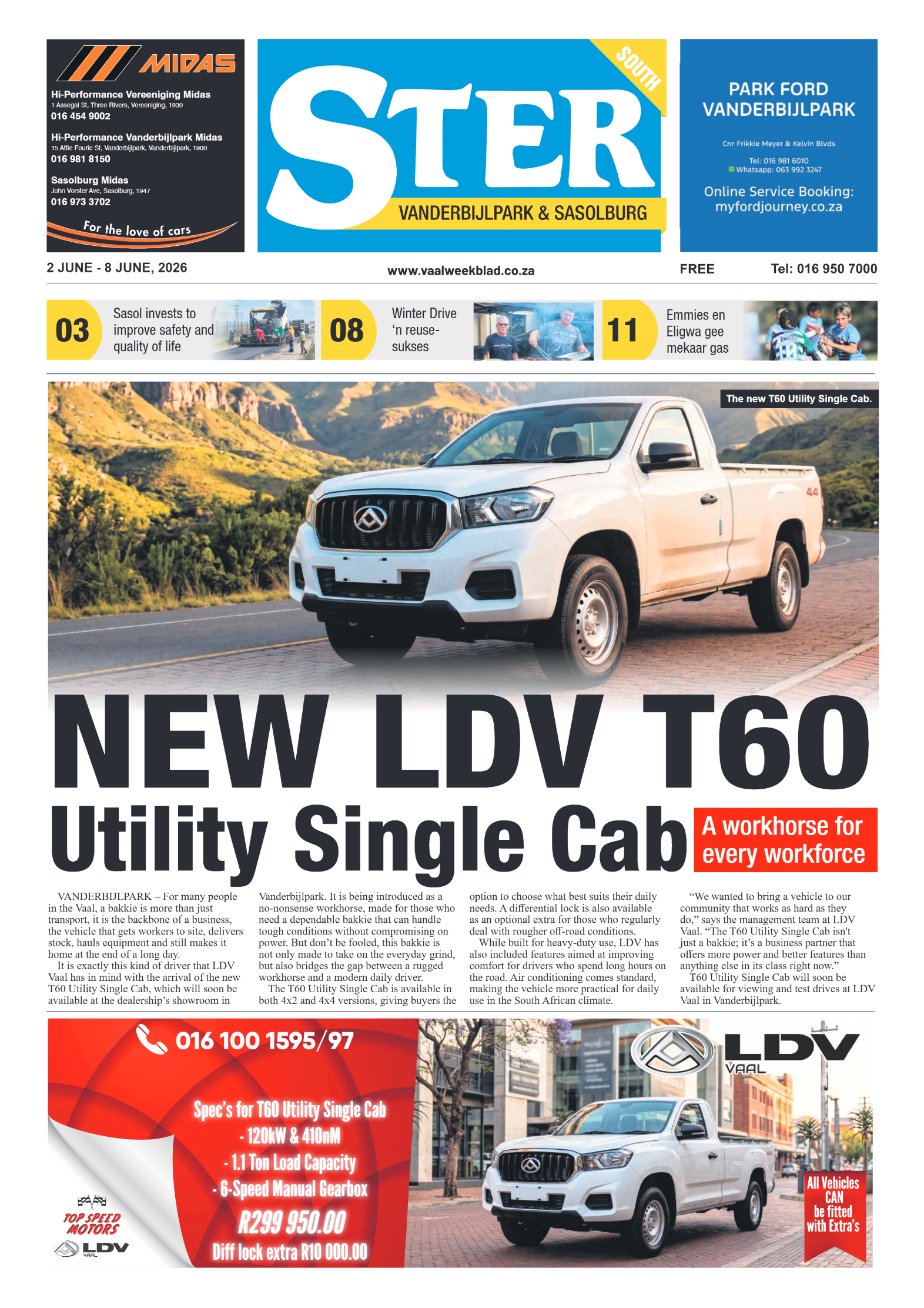 Ster South – 2 June 2026 page 1