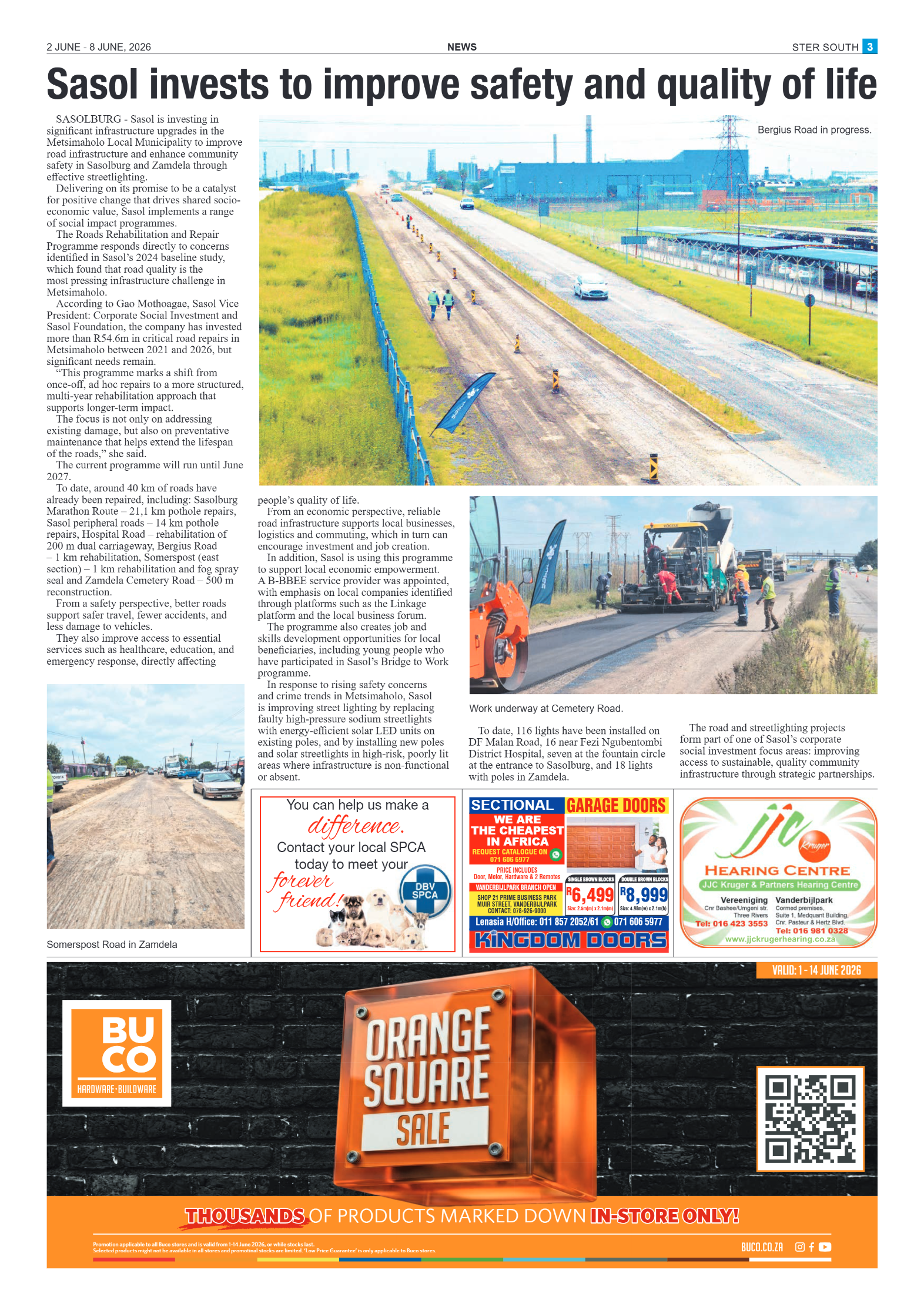 Ster South – 2 June 2026 page 3