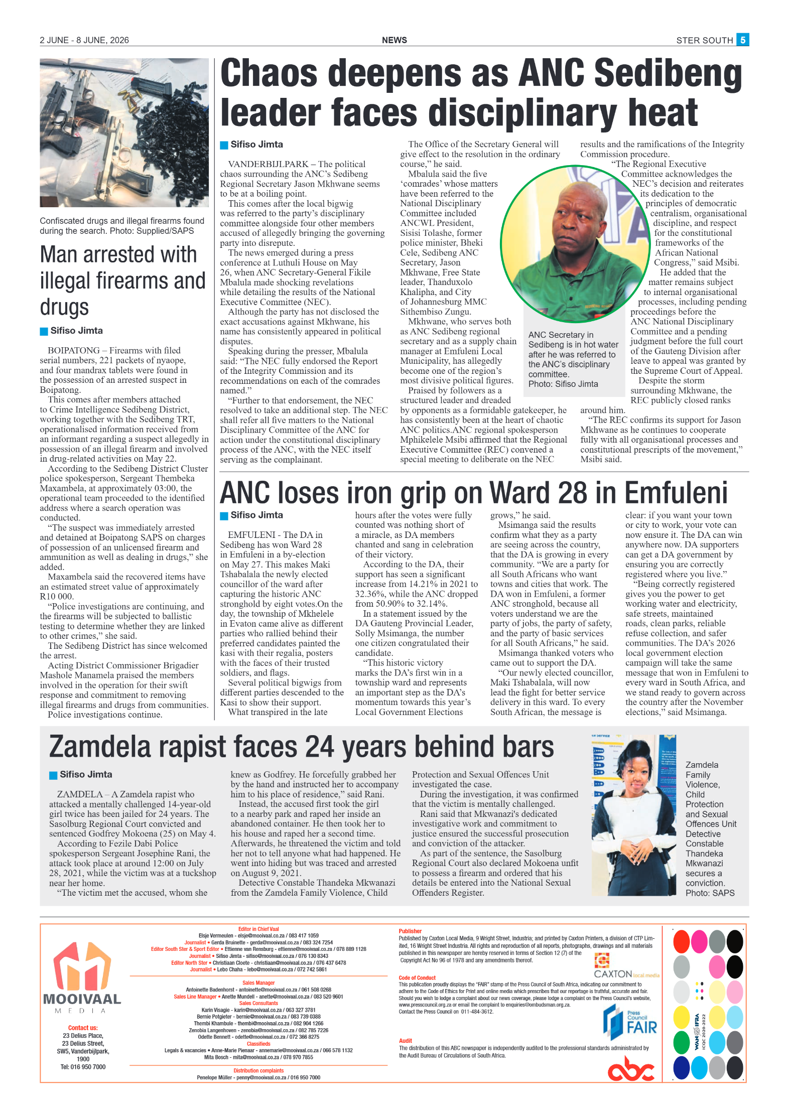 Ster South – 2 June 2026 page 5