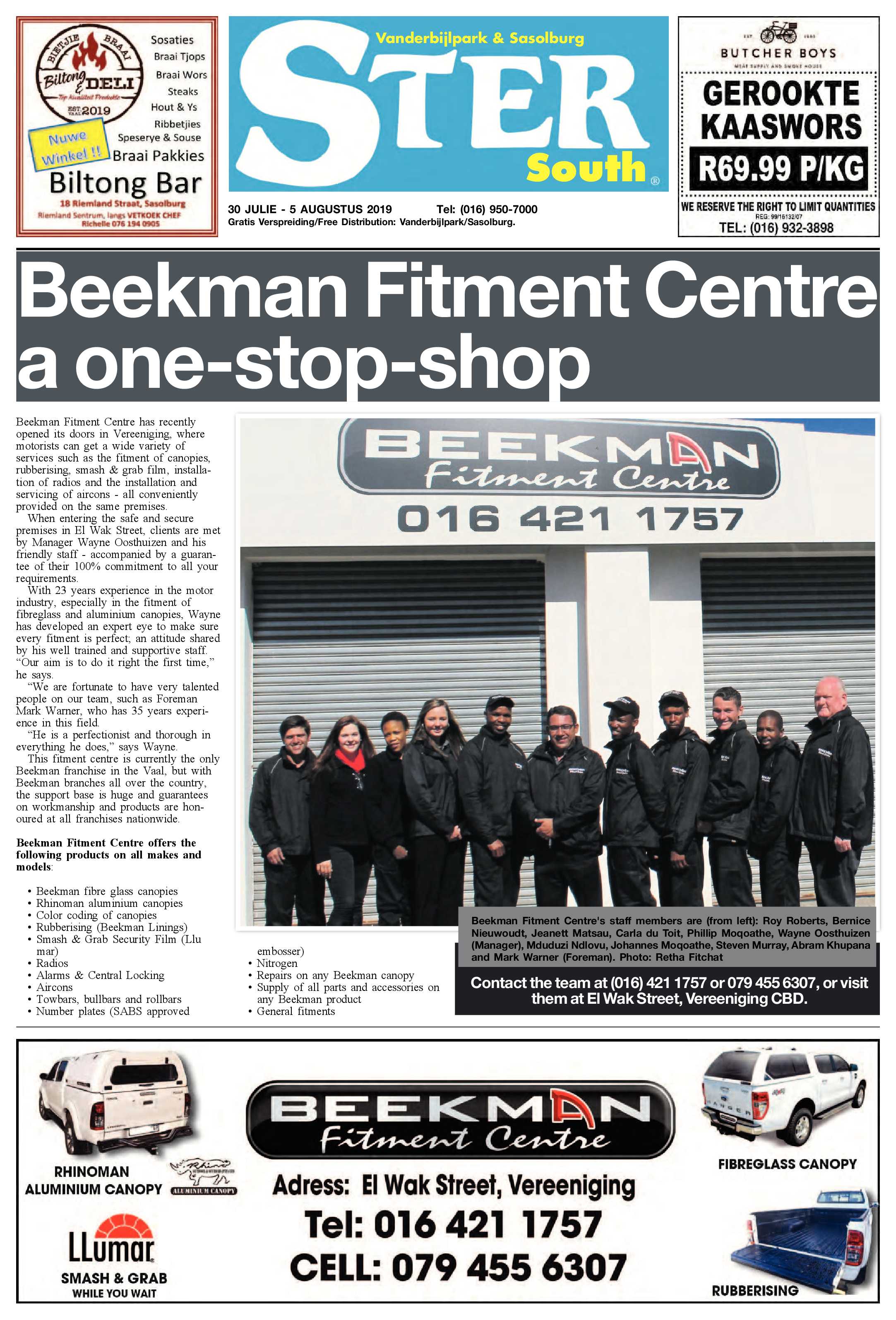 Ster South 30 Julie – 5 Augustus 2019 page 1